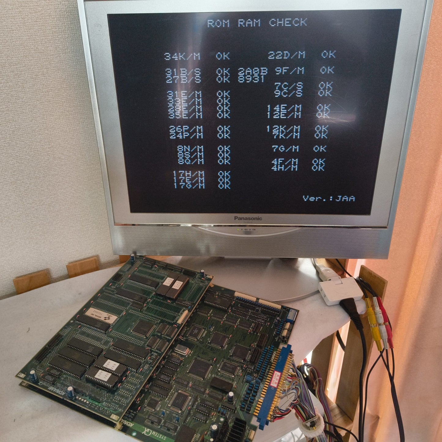 Konami System GX Arcade Board Set SALAMANDER 2 PCB Game Tested Working Japan