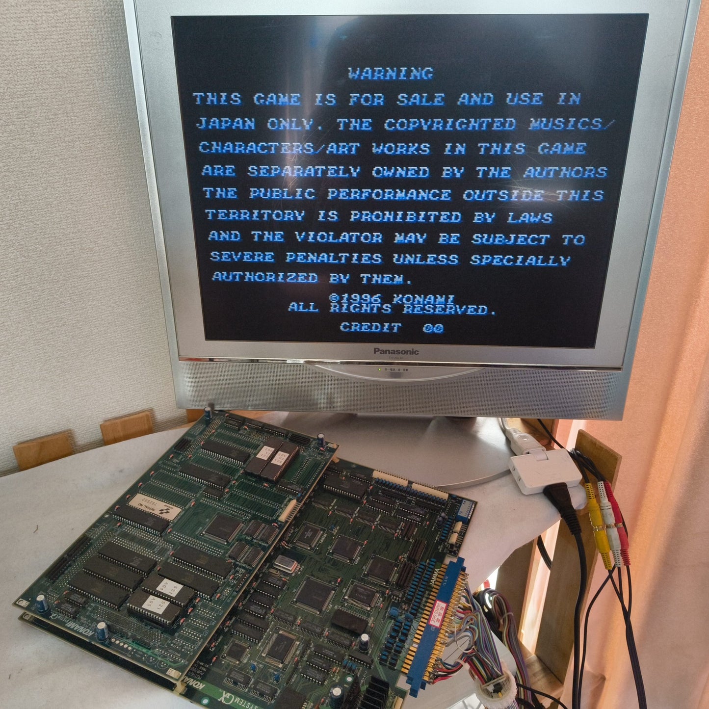 Konami System GX Arcade Board Set SALAMANDER 2 PCB Game Tested Working Japan