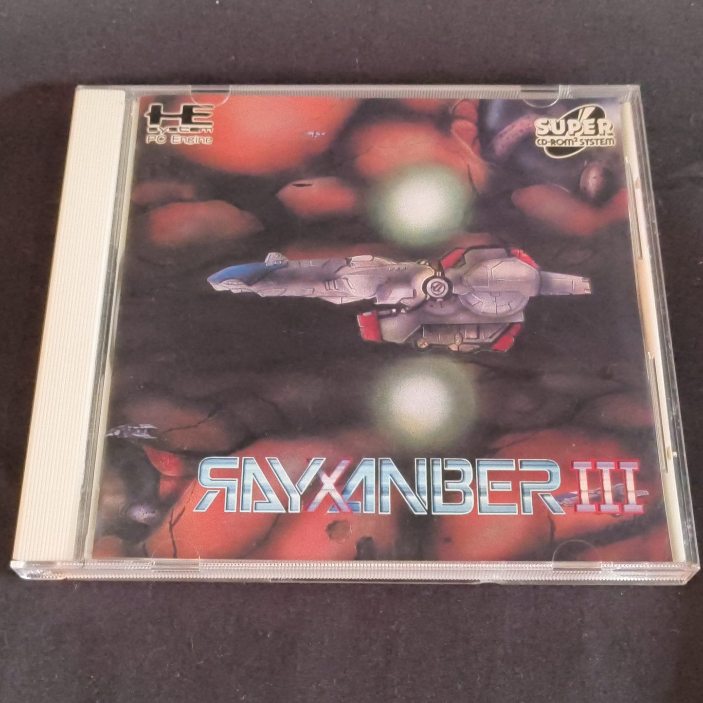 Rayxanber 3 III PC Engine CD-ROM2 PCE Game Disk, W/Manual, Case, Spine card set