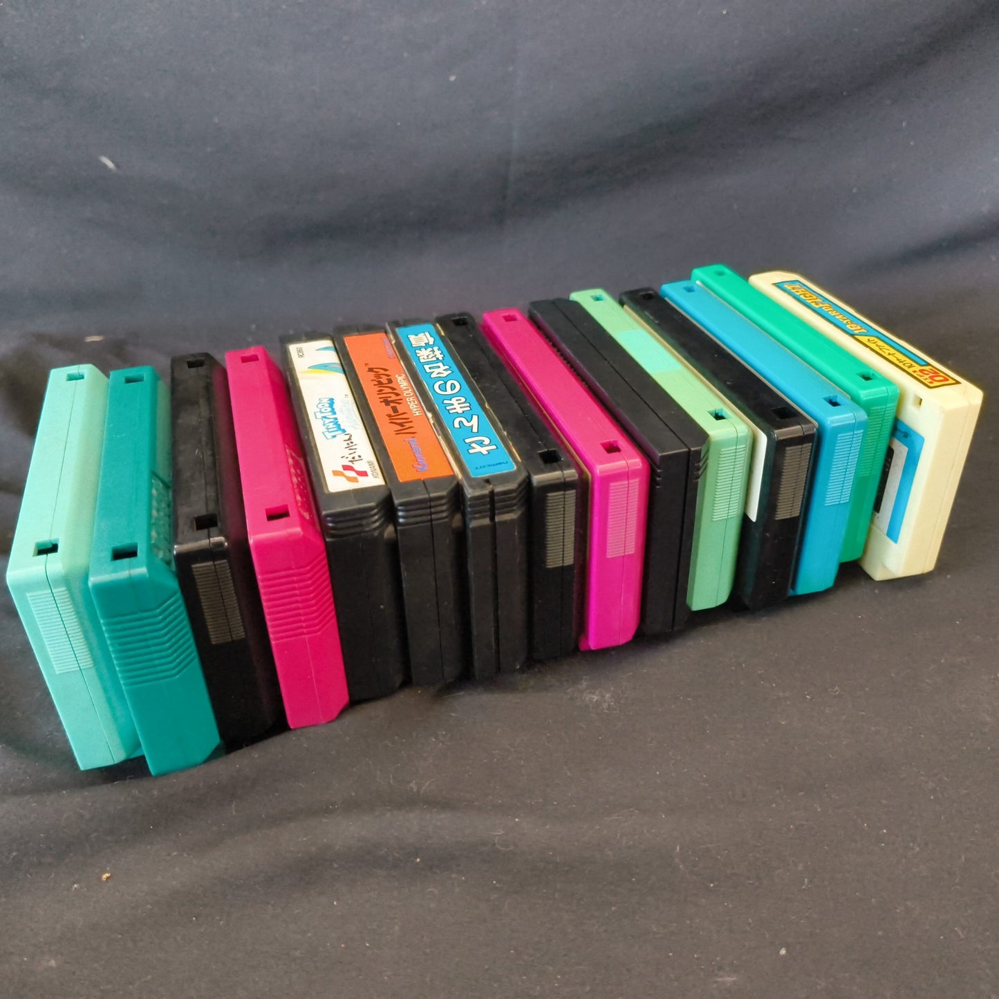 Wholesale lots of 15 Nintendo Famicom FC NES Game Cartridges set, Japan, AS-IS