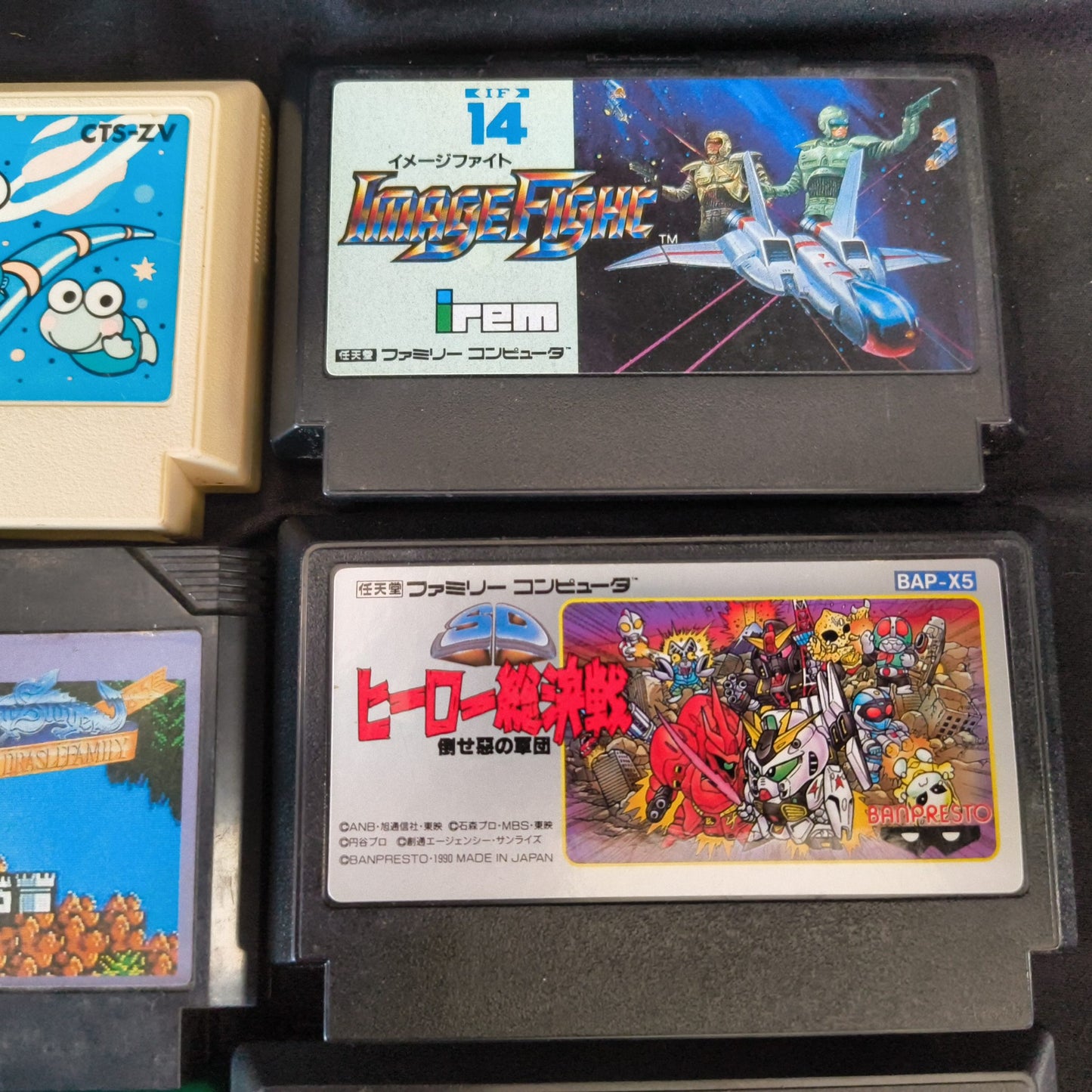 Wholesale lots of 15 Nintendo Famicom FC NES Game Cartridges set, Japan, AS-IS