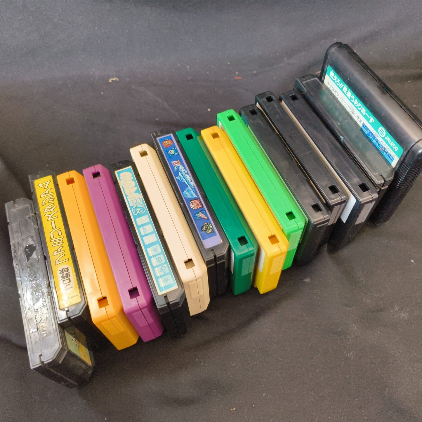 Wholesale lots of 15 Nintendo Famicom FC NES Game Cartridges set, Japan, AS-IS