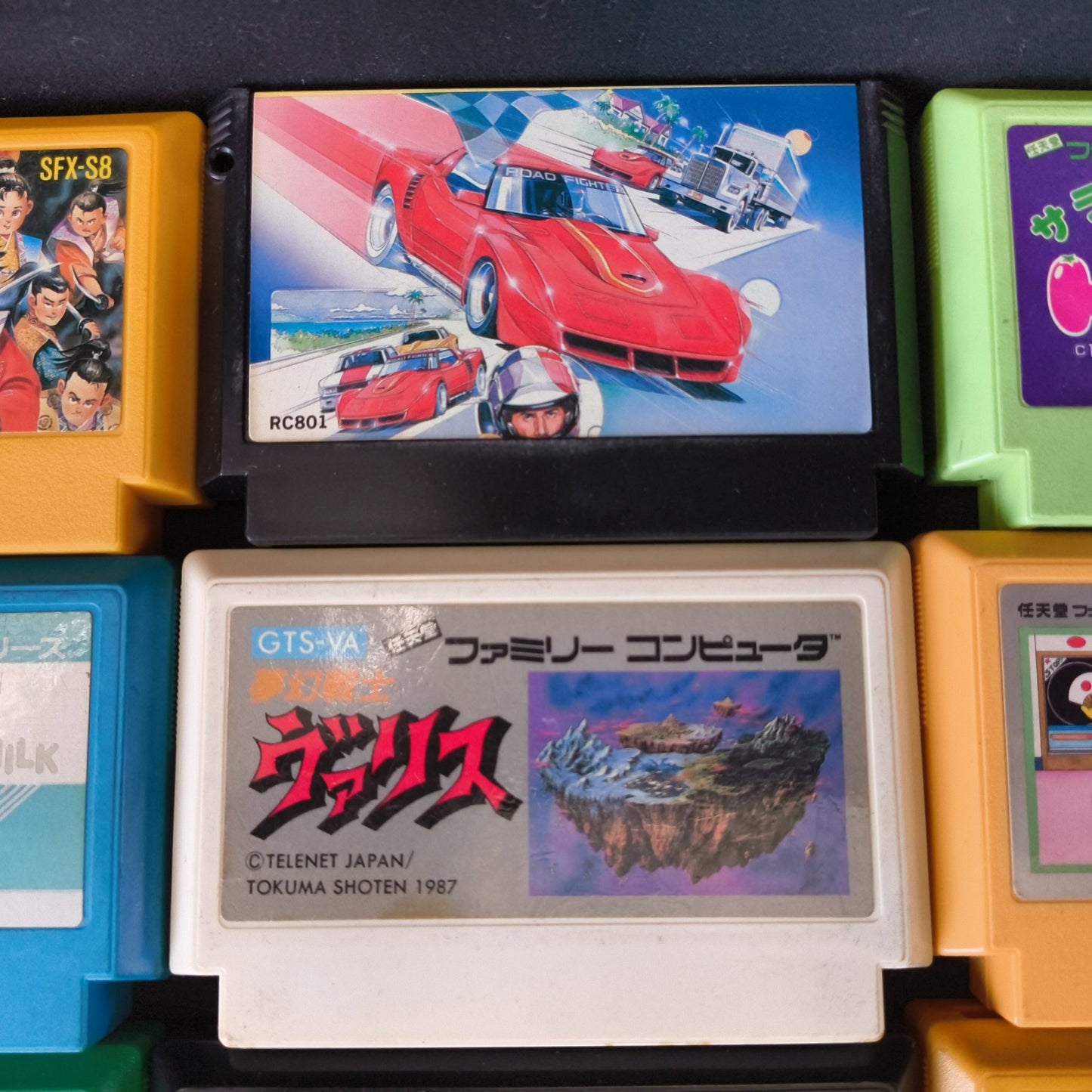 Wholesale lots of 16 Nintendo Famicom FC NES Game Cartridges set, Japan, AS-IS