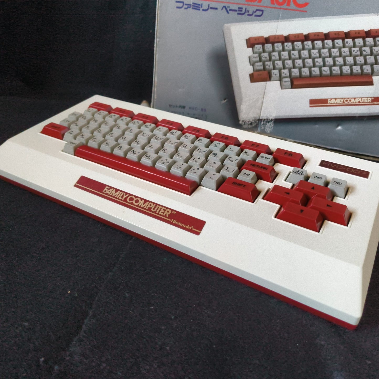 Nintendo Famicom Family Basic Keyboard console ,manual HVC-007 Boxed set-h1031-