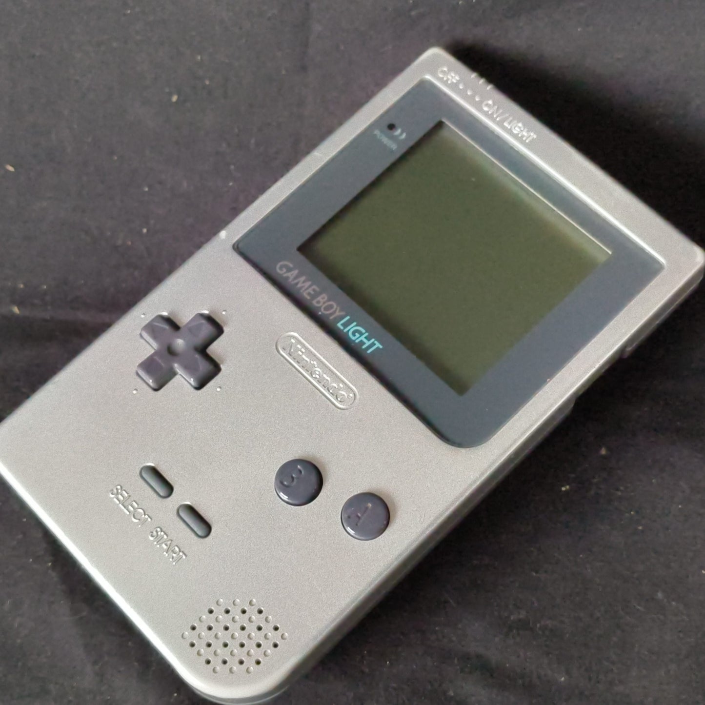Used, Nintendo Gameboy Light Silver color console MGB-101, Working, Japan