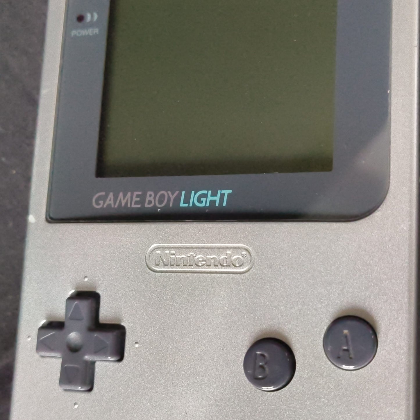 Used, Nintendo Gameboy Light Silver color console MGB-101, Working, Japan