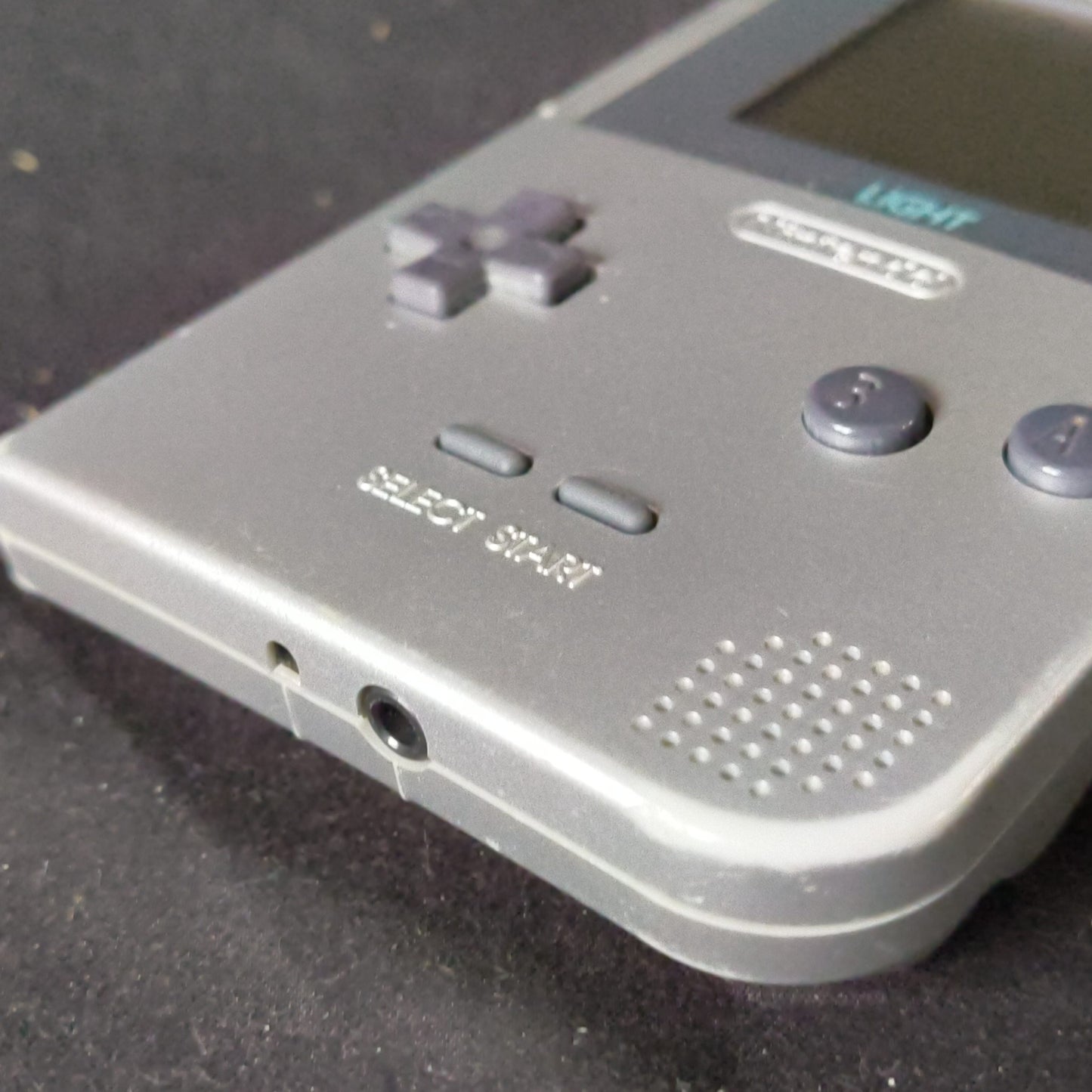 Used, Nintendo Gameboy Light Silver color console MGB-101, Working, Japan