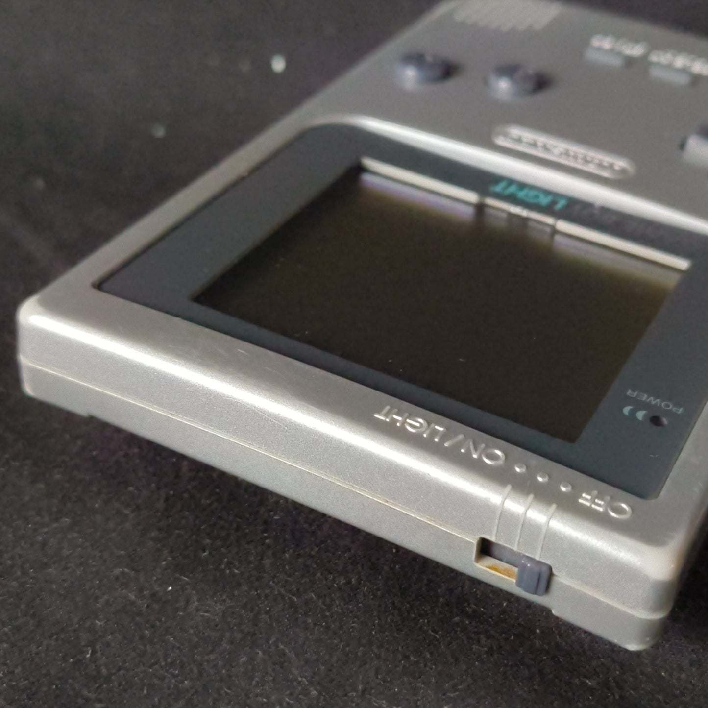 Used, Nintendo Gameboy Light Silver color console MGB-101, Working, Japan