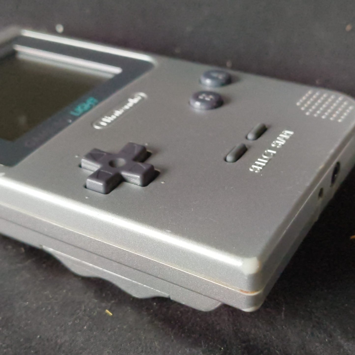 Used, Nintendo Gameboy Light Silver color console MGB-101, Working, Japan