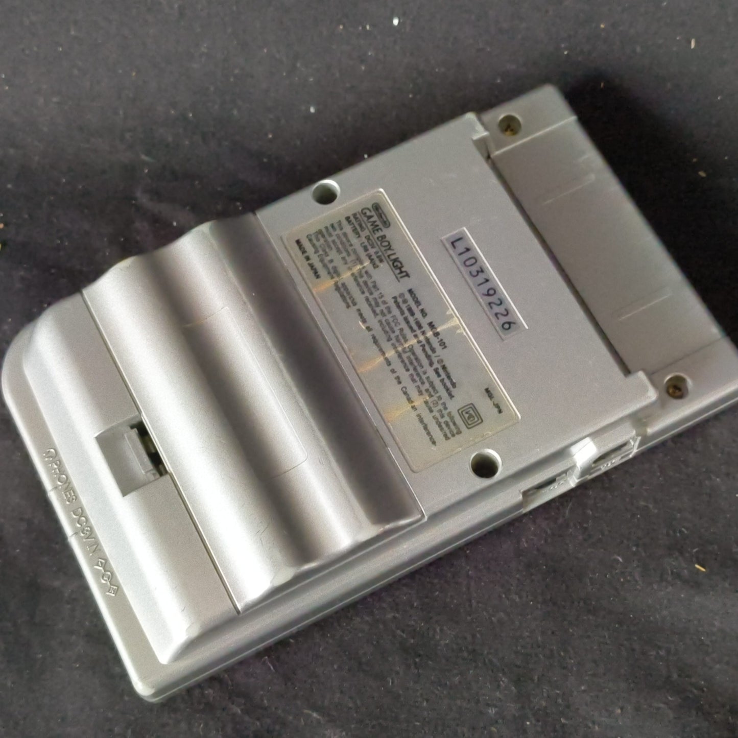 Used, Nintendo Gameboy Light Silver color console MGB-101, Working, Japan