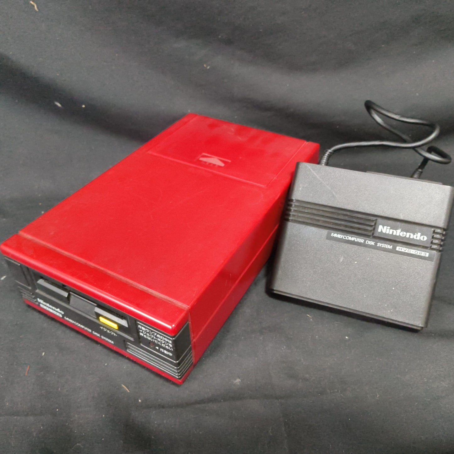 Nintendo Famicom Disk System(HVC-022) Console,RAM Adapter set, Working-h1031-