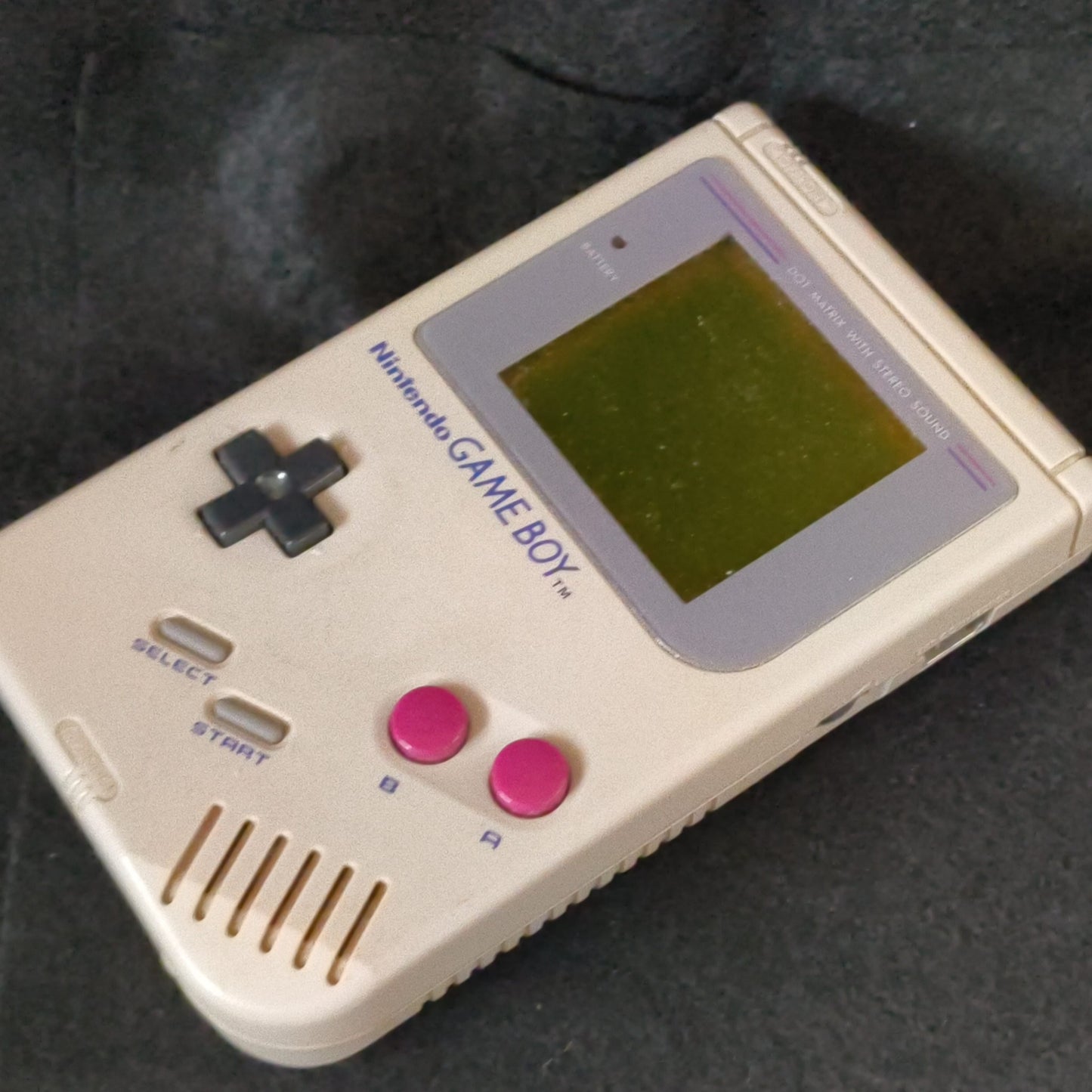 Used, Nintendo Game boy Gray Color Console (DMG-001) First Edition 1989, Japan