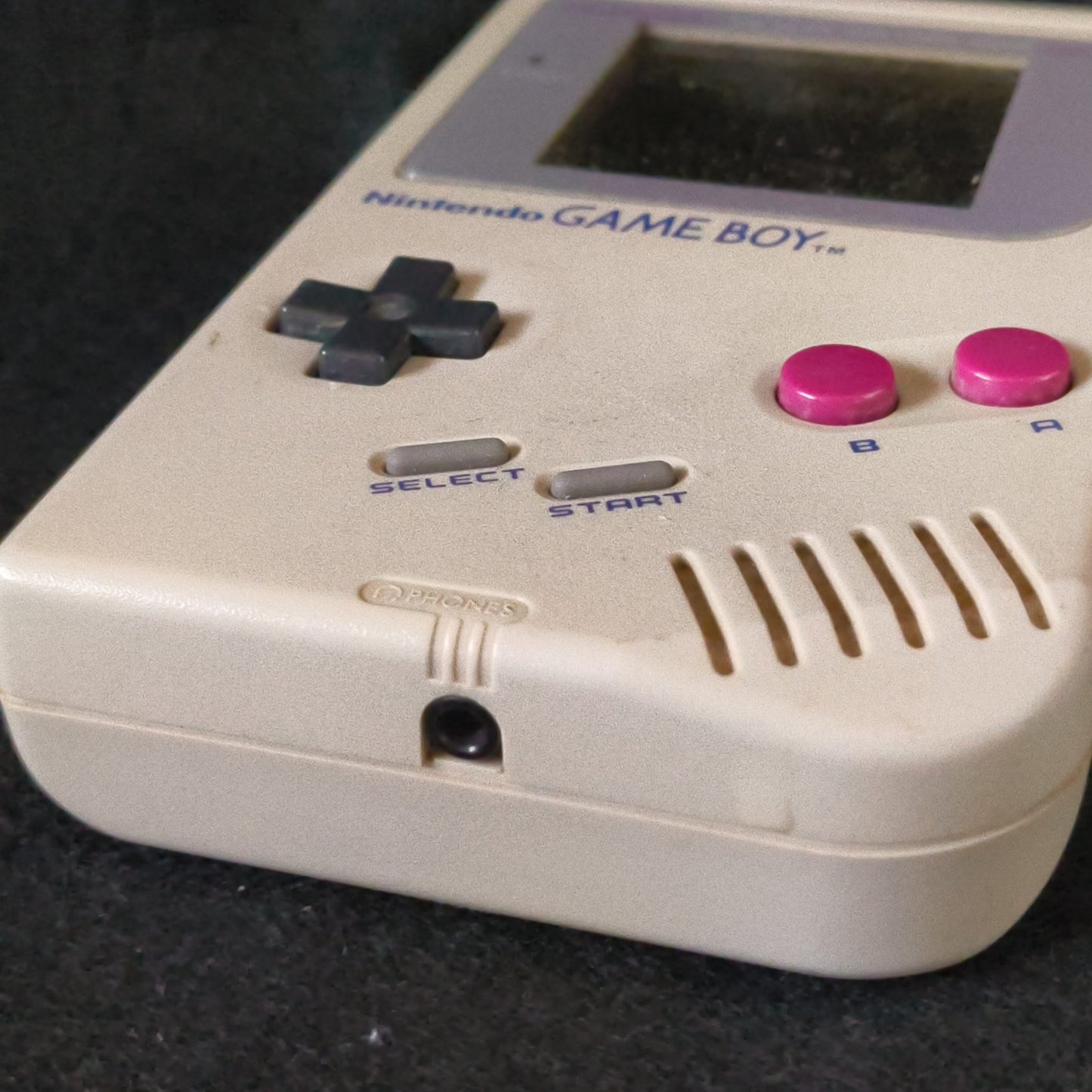 Used, Nintendo Game boy Gray Color Console (DMG-001) First Edition 1989, Japan