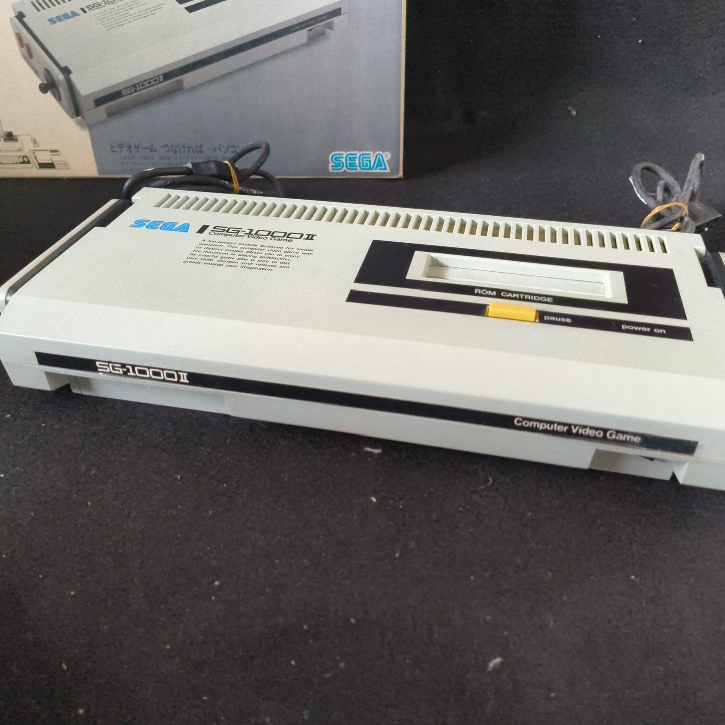 Defective, SEGA SG-1000Ⅱ CONSOLE System, two pads and Box set,