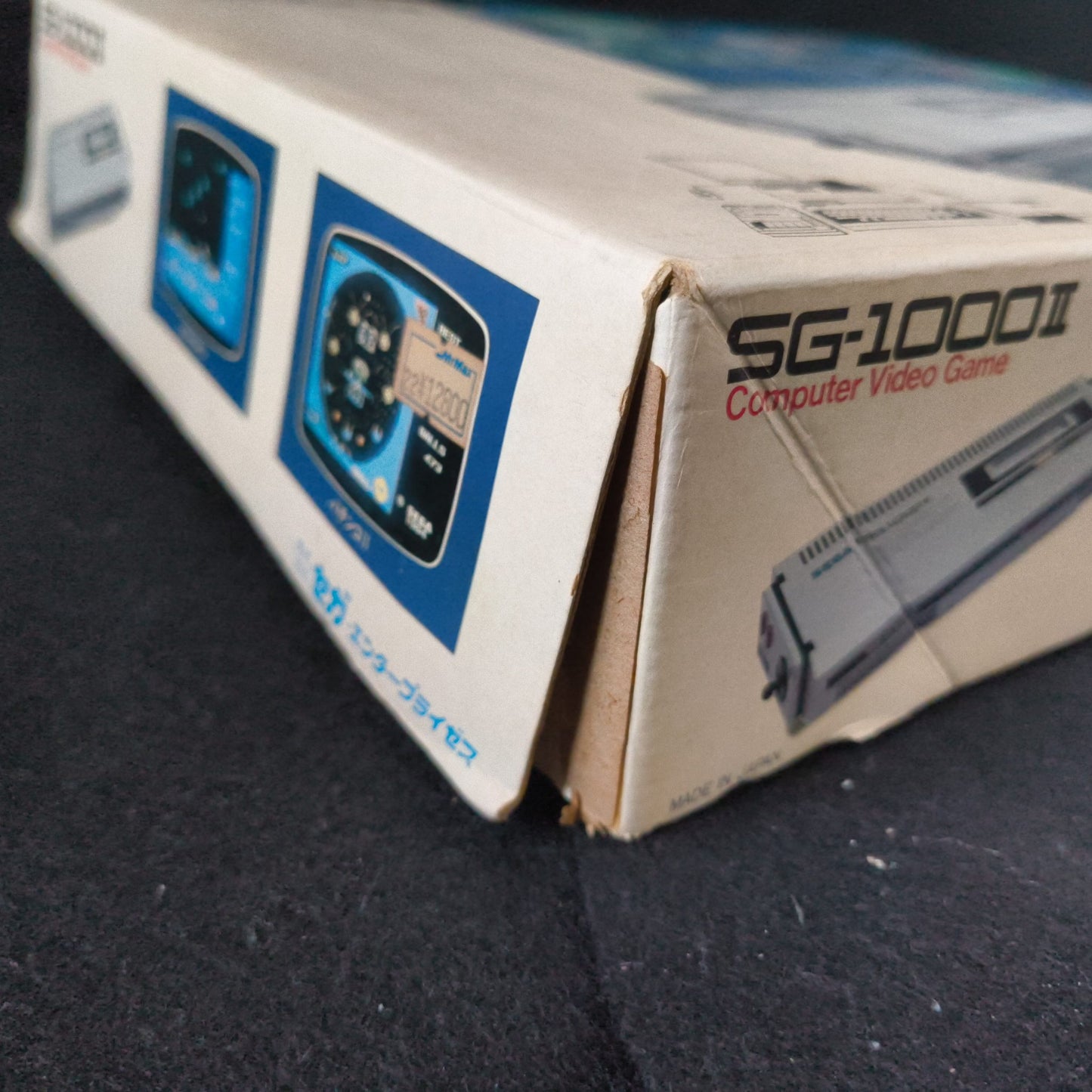 Defective, SEGA SG-1000Ⅱ CONSOLE System, two pads and Box set,