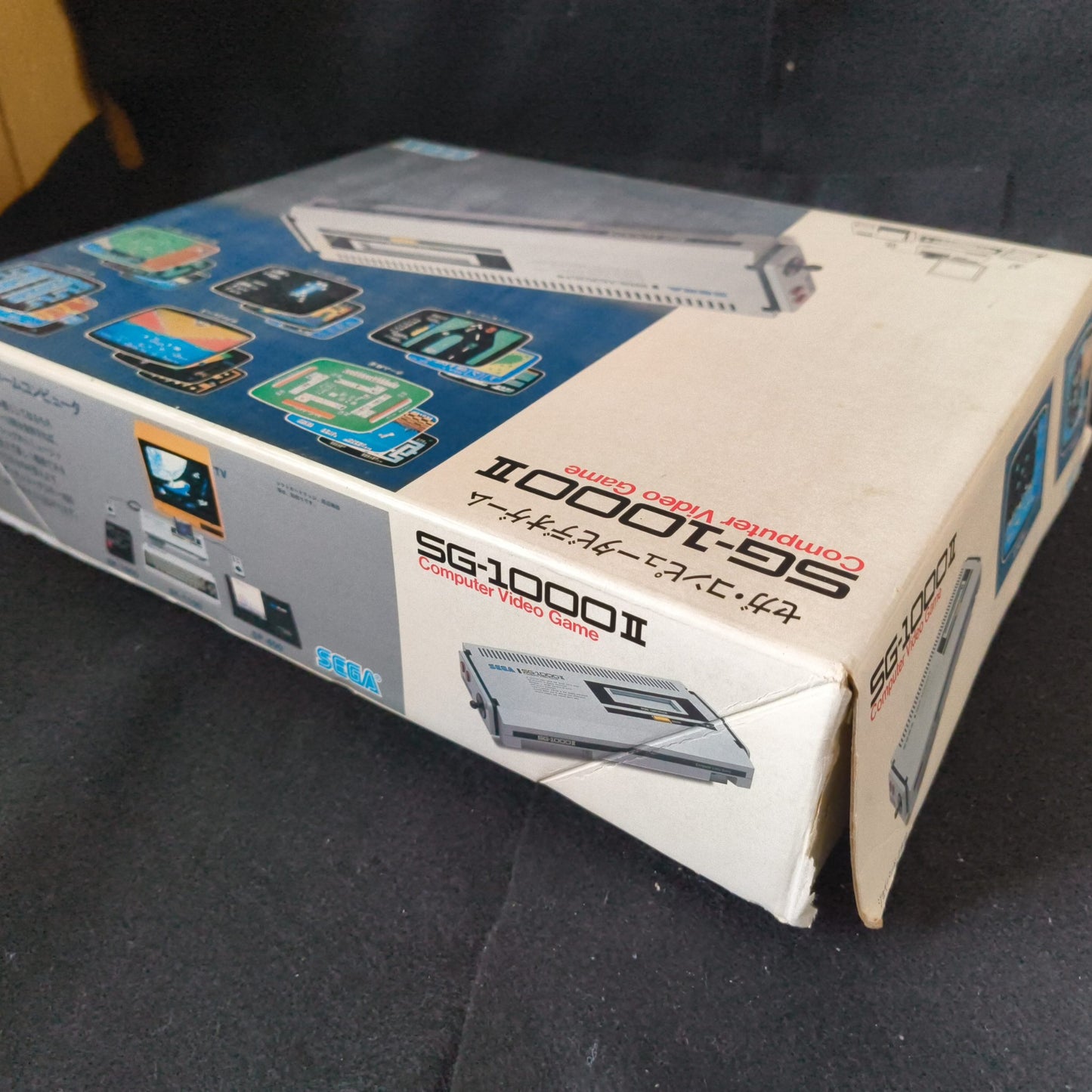 Defective, SEGA SG-1000Ⅱ CONSOLE System, two pads and Box set,