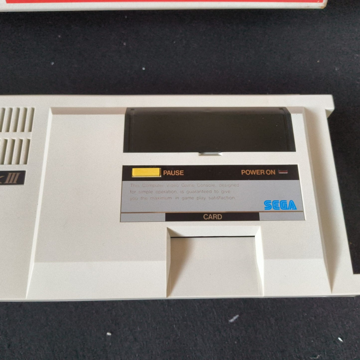 Defective, SEGA MARK 3 III CONSOLE (Sega Master System) ,w/Pads, PSU, Box set