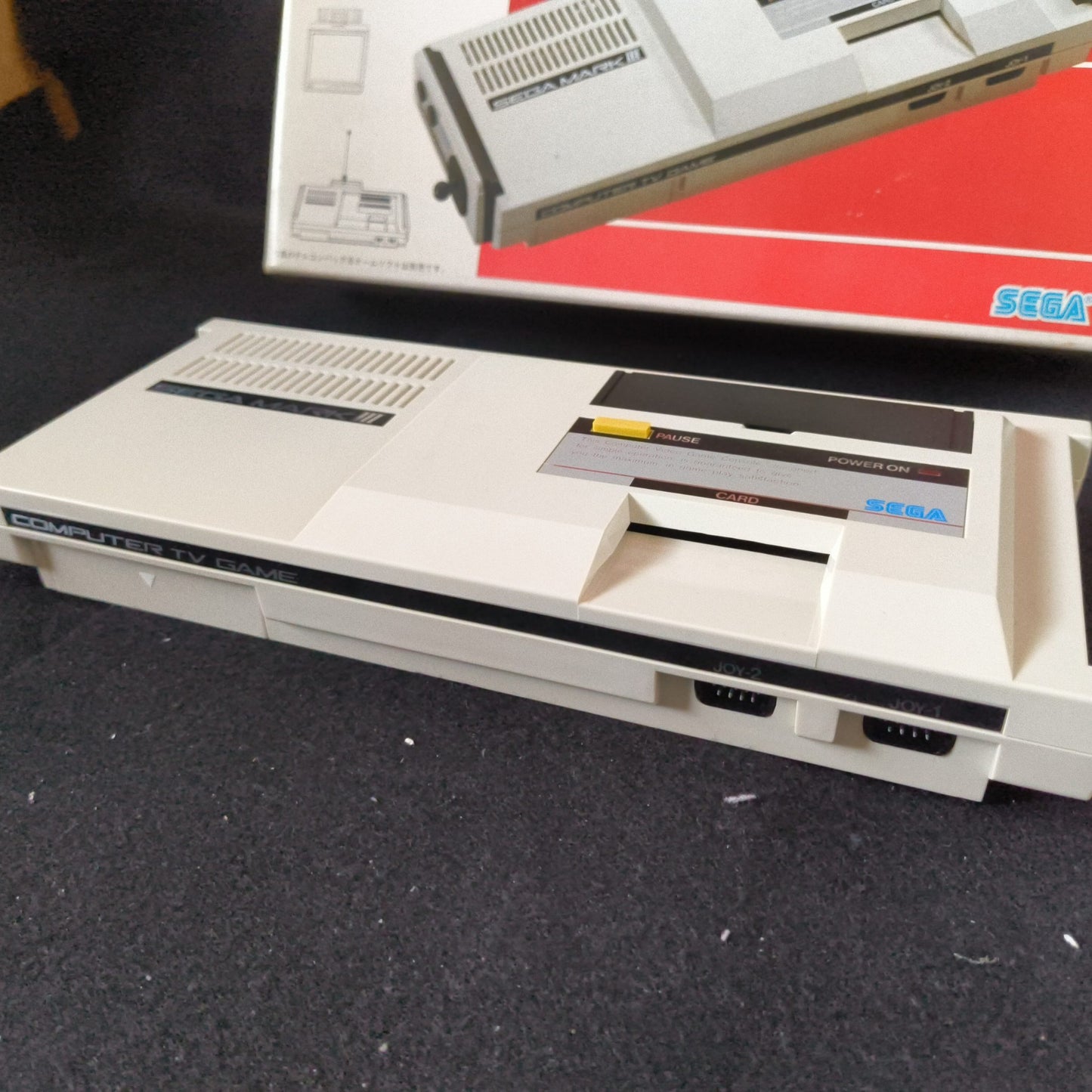 Defective, SEGA MARK 3 III CONSOLE (Sega Master System) ,w/Pads, PSU, Box set