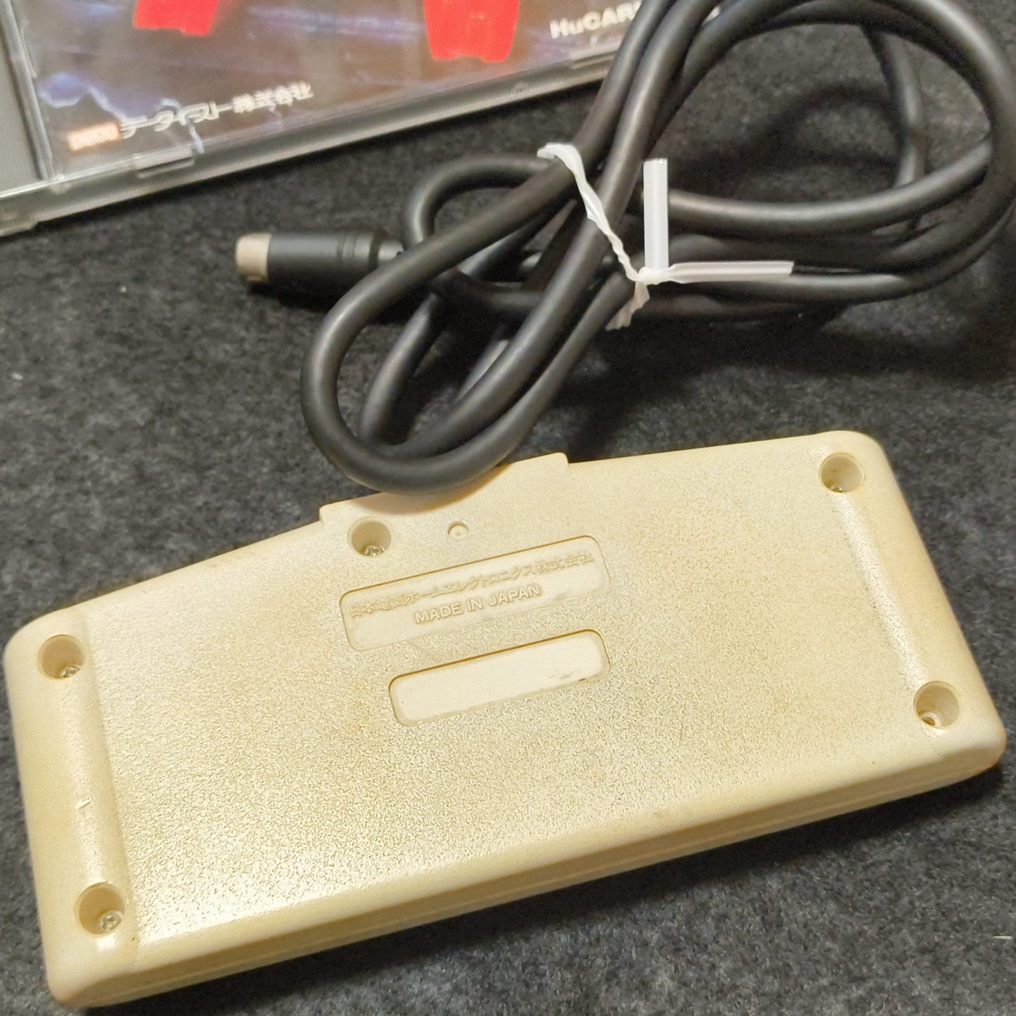 NEC PC Engine Coregrafx Console PI-TG3 and pad set, Working, Japan -h1102-1