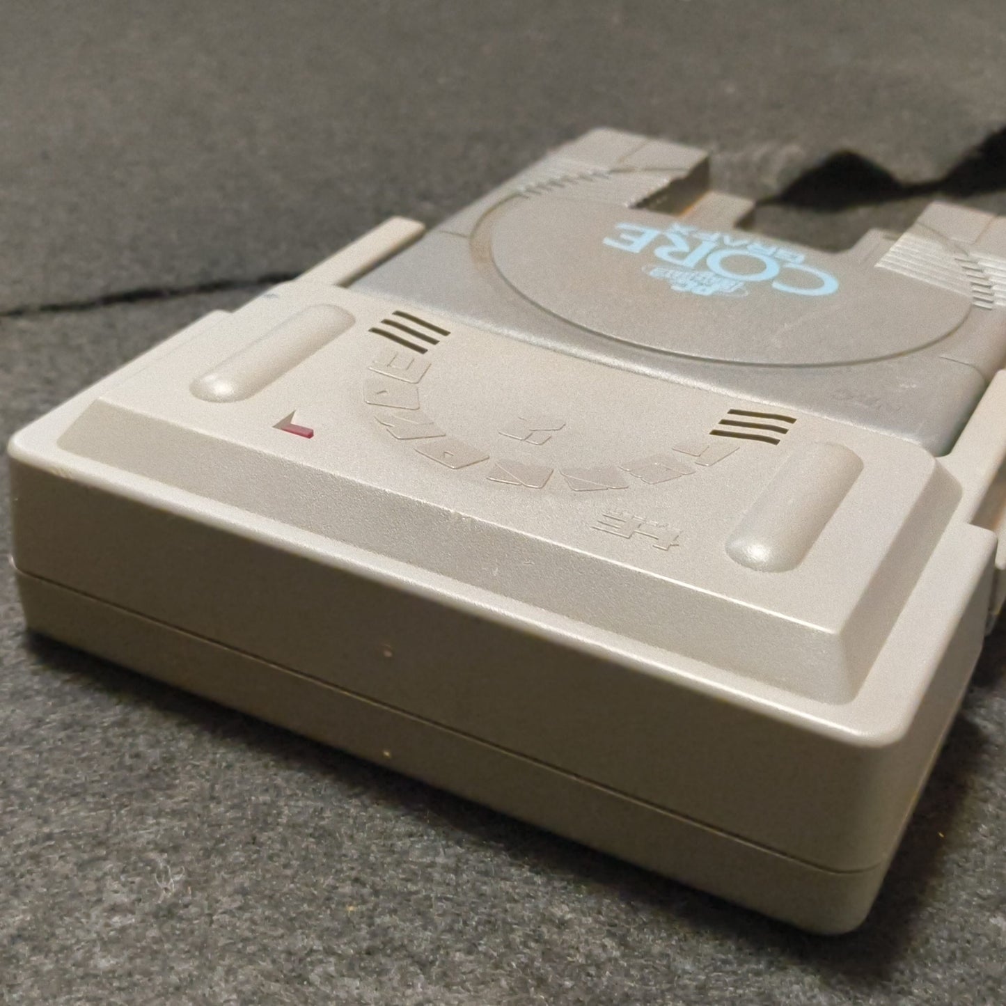 NEC PC Engine Coregrafx Console PI-TG3 and pad set, Working, Japan -h1102-1