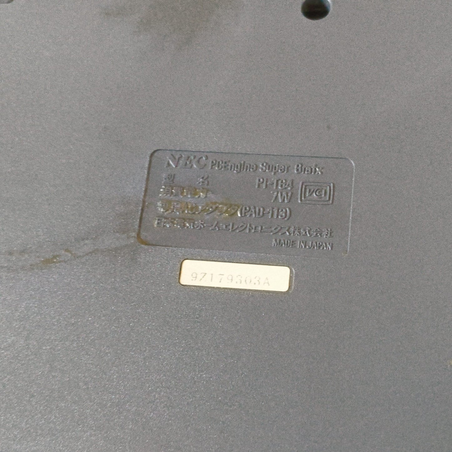 NEC PC Engine SuperGrafx TurboGrafx-16 PI-TG4 Console, AV cable, Pad set,working