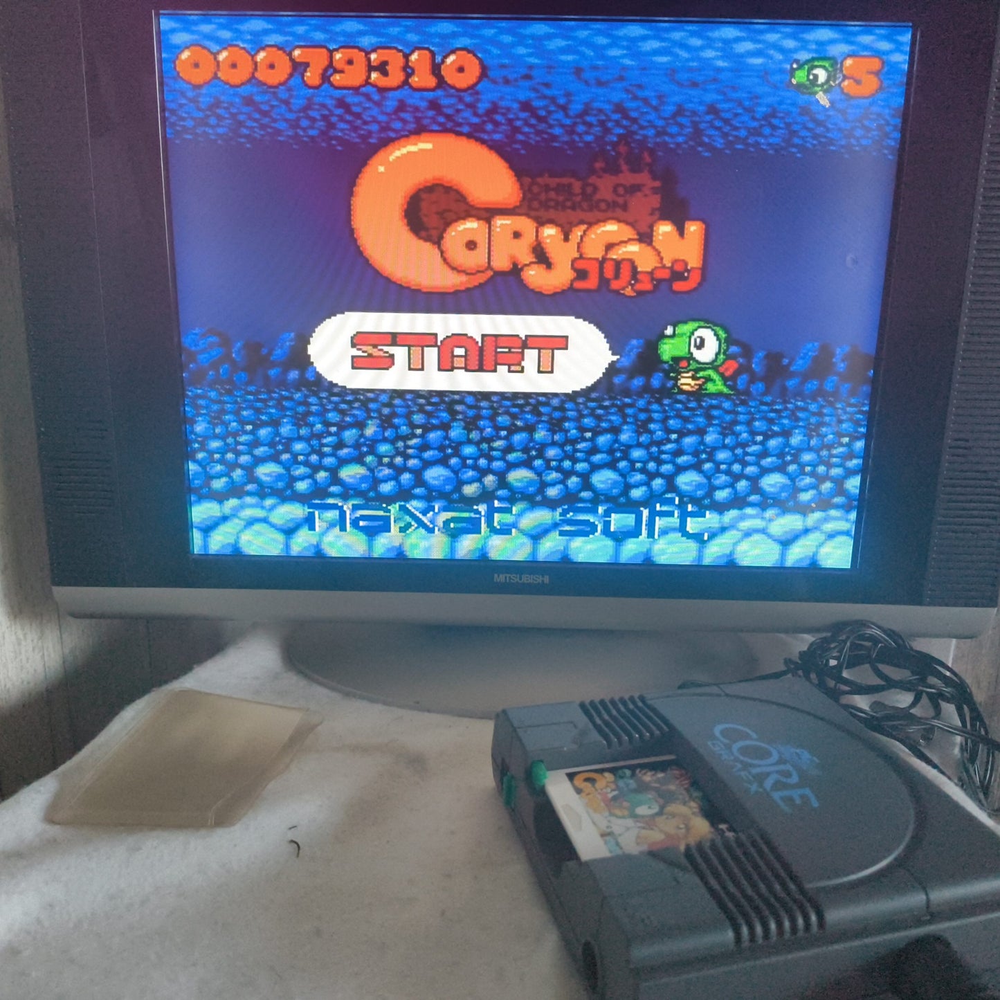 Authentic, CHILD OF DRAGON Coryoon NEC PC Engine Turbografx-16 Hu-card, Japan