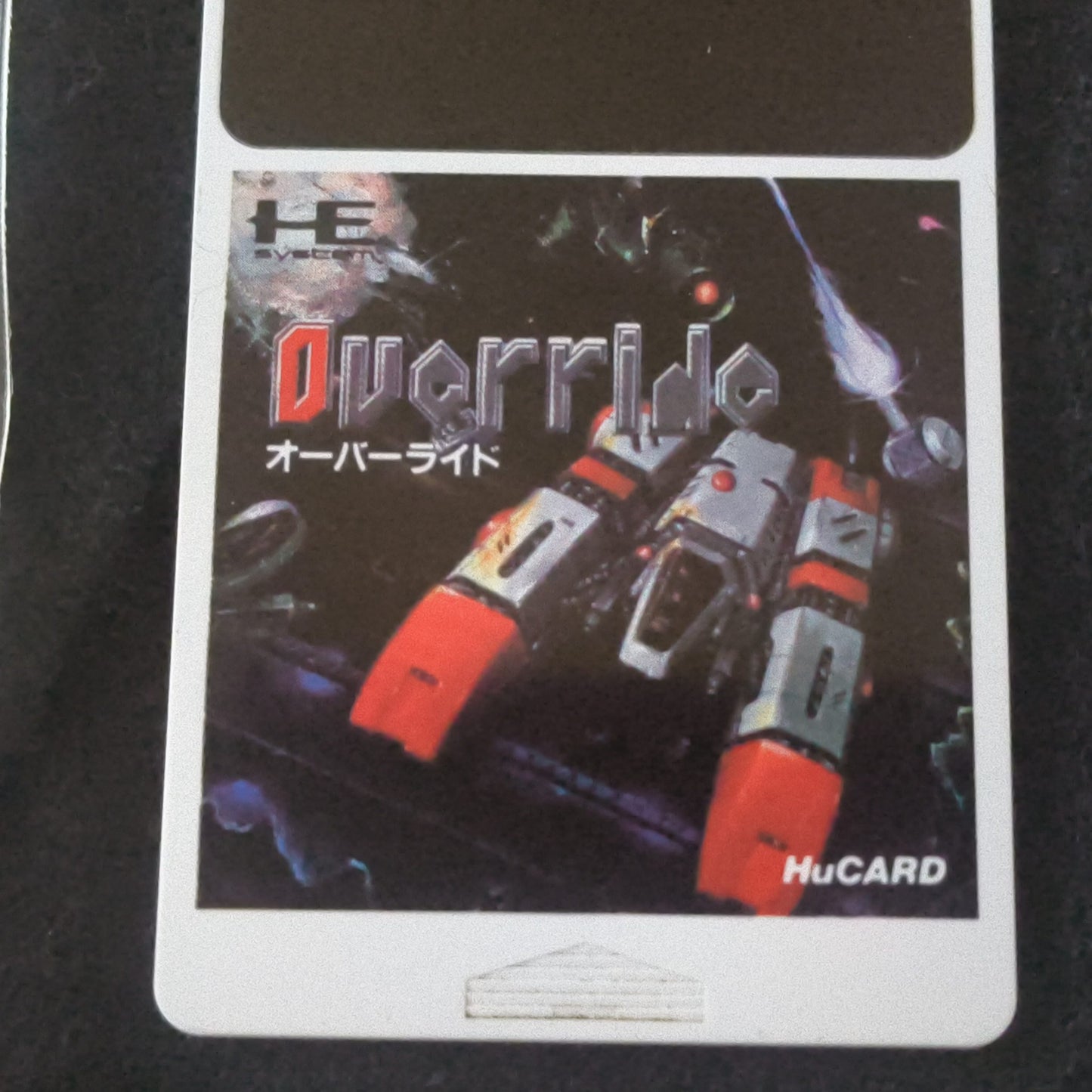 Authentic, Over Ride / Override NEC PC Engine Turbografx-16 Hu-card, Japan