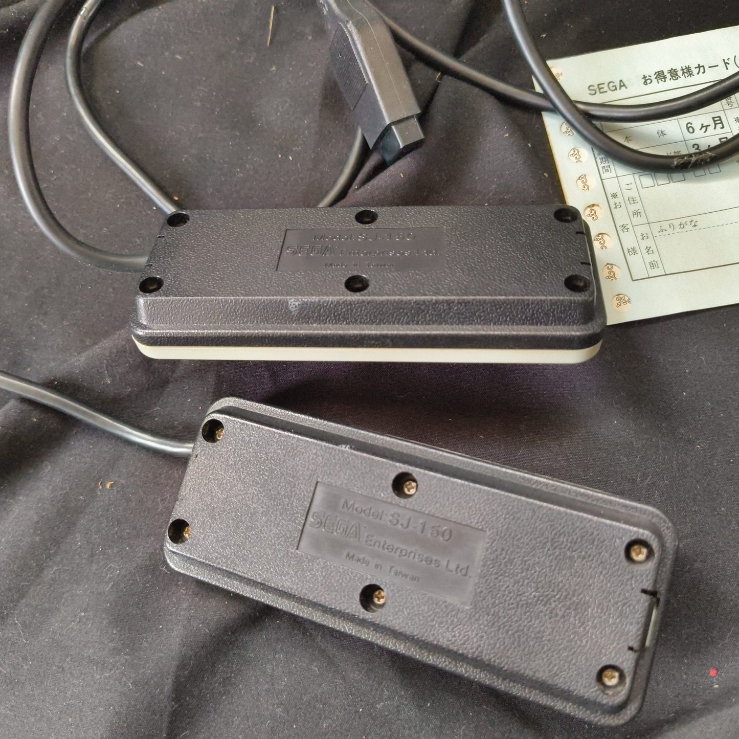 Used, SEGA SG-1000Ⅱ CONSOLE System, two pads ,flyers, Box set, Working, Japan