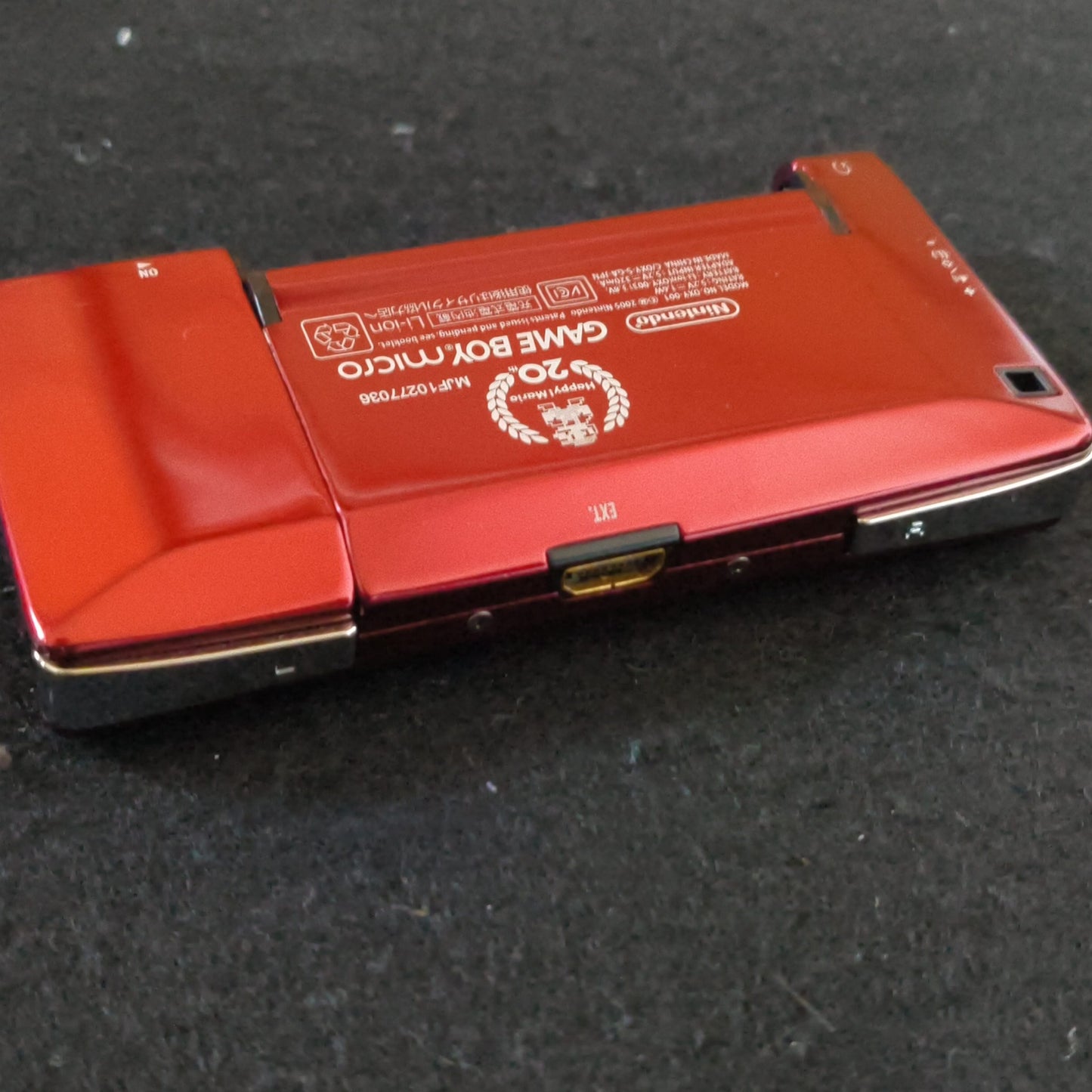 Nintendo Gameboy Micro Famicom 20th Anniversary Editon console OXY-001, Japan