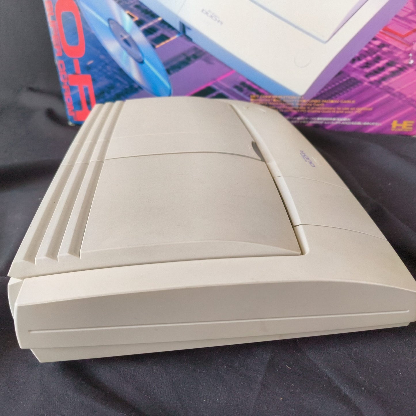 NEC PC Engine DUO-R Console (TurboDUO PI-TG10), w/Pad, AV cable, Box, Working