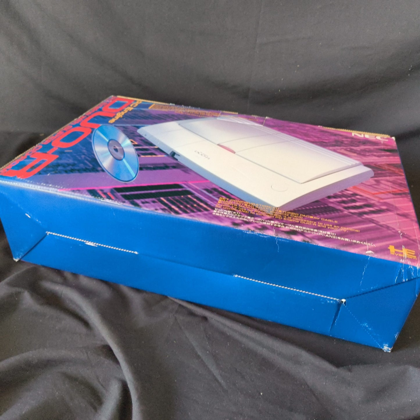 NEC PC Engine DUO-R Console (TurboDUO PI-TG10), w/Pad, AV cable, Box, Working