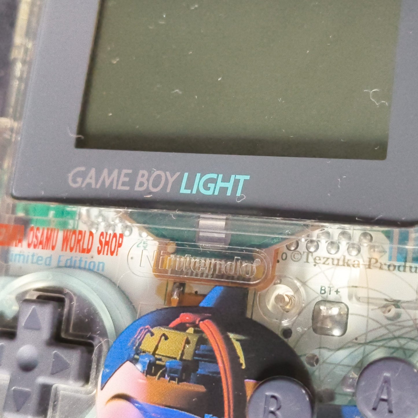 Nintendo Gameboy Light Limited ASTRO BOY Clear Edition console, Working, Japan