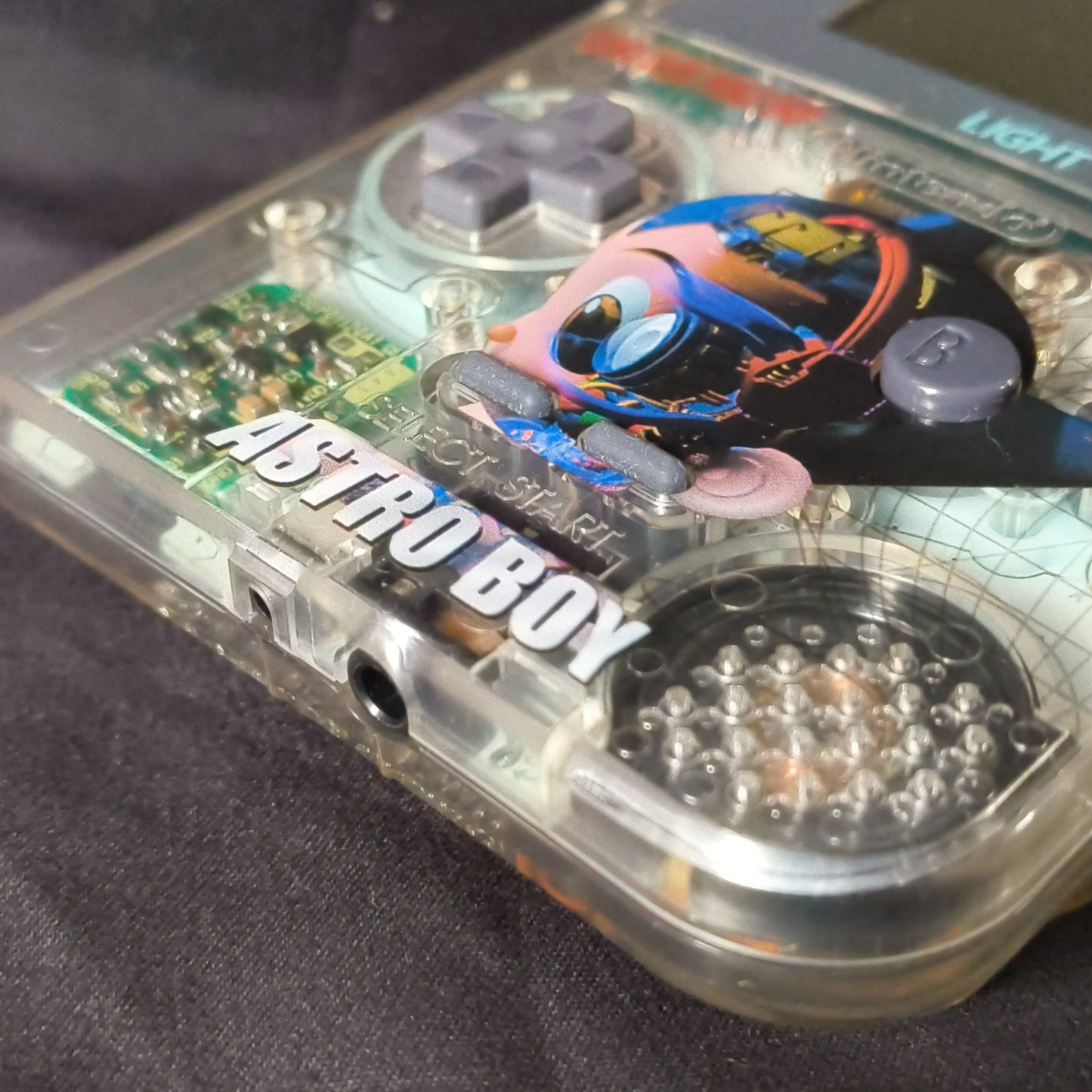 Nintendo Gameboy Light Limited ASTRO BOY Clear Edition console, Working, Japan