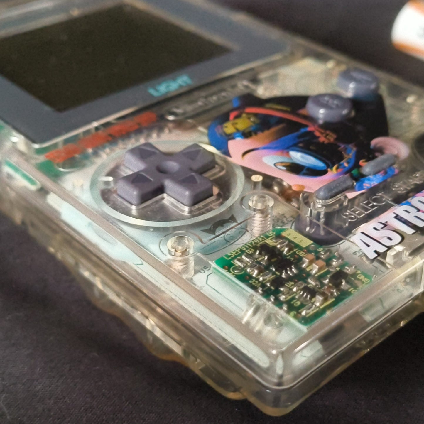 Nintendo Gameboy Light Limited ASTRO BOY Clear Edition console, Working, Japan