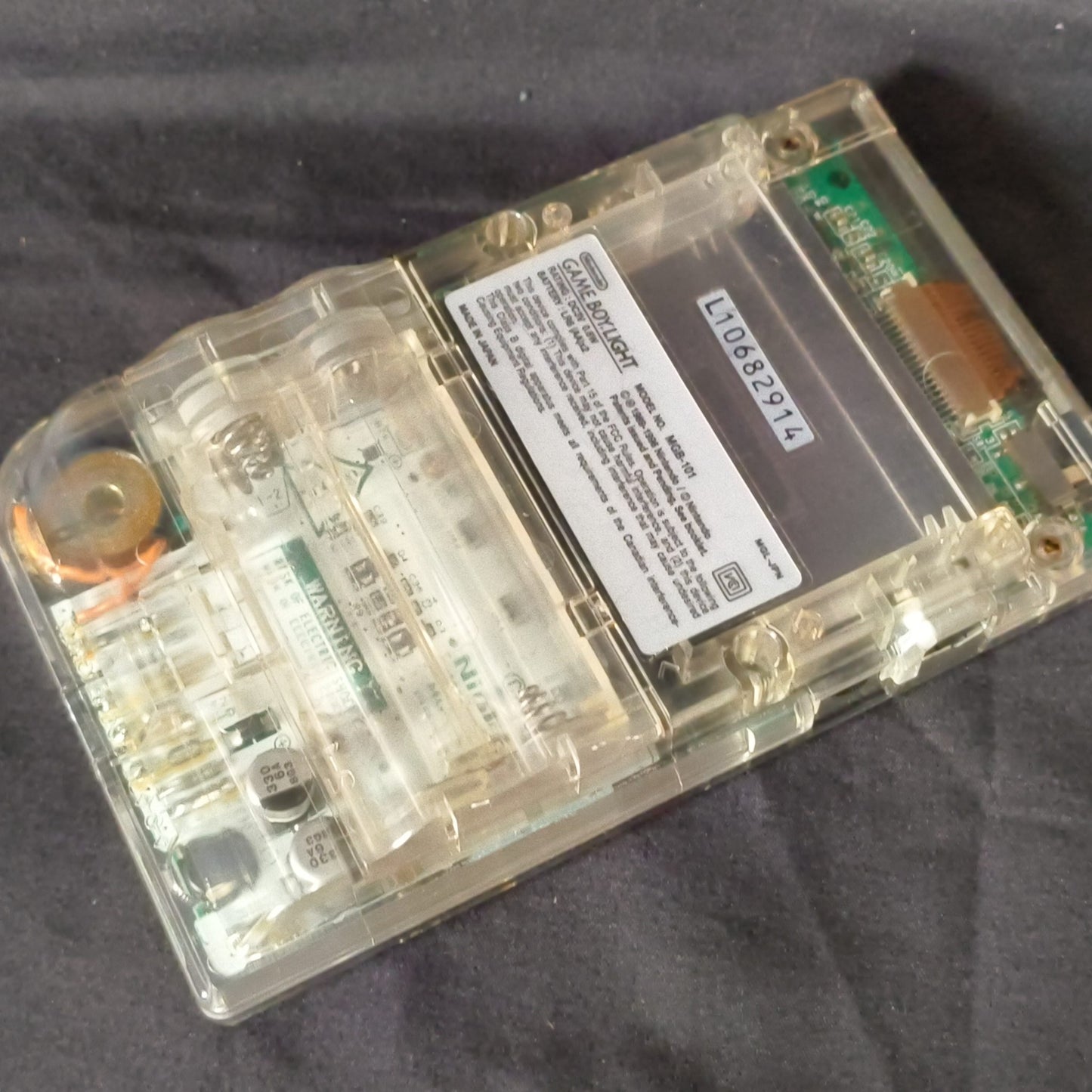 Nintendo Gameboy Light Limited ASTRO BOY Clear Edition console, Working, Japan