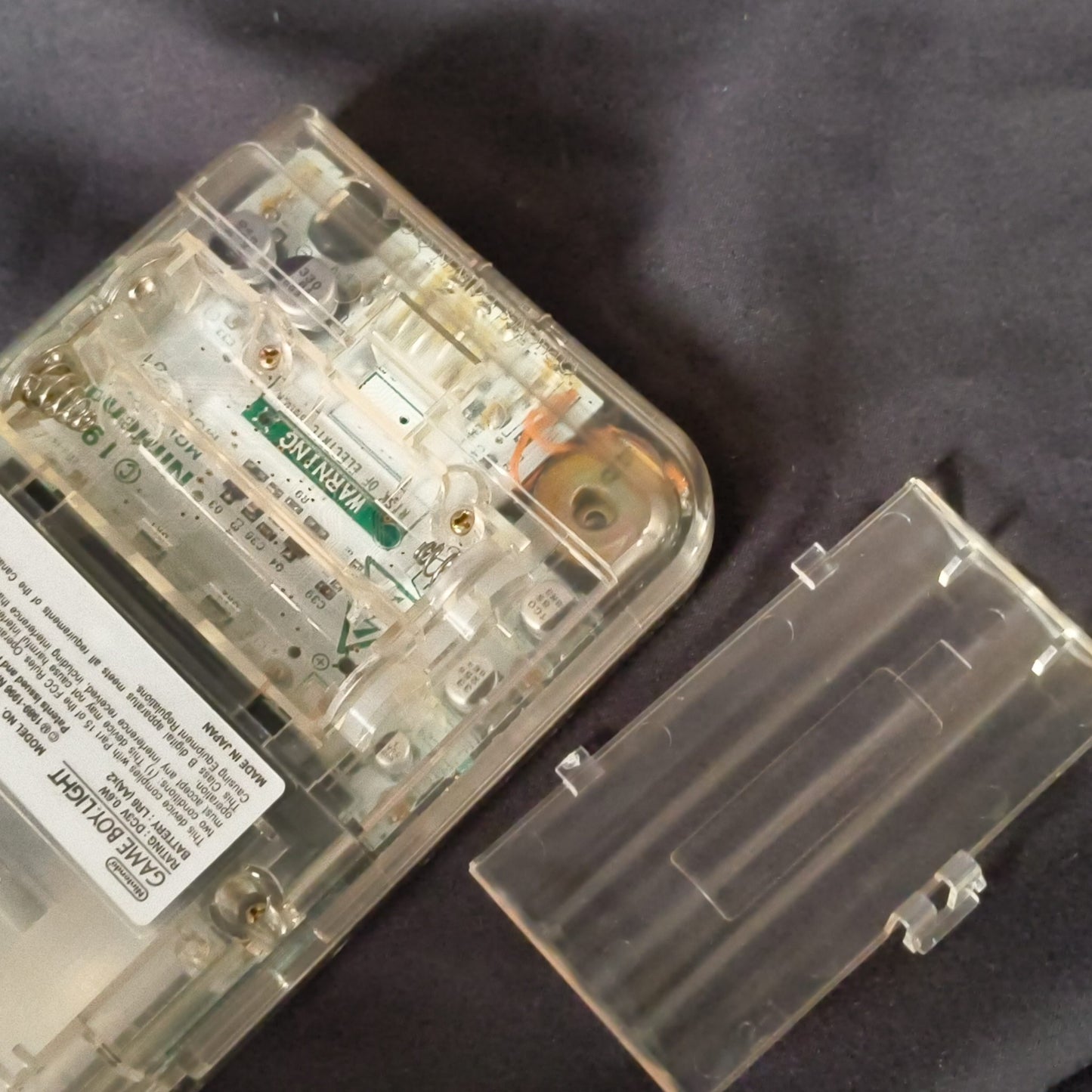 Nintendo Gameboy Light Limited ASTRO BOY Clear Edition console, Working, Japan