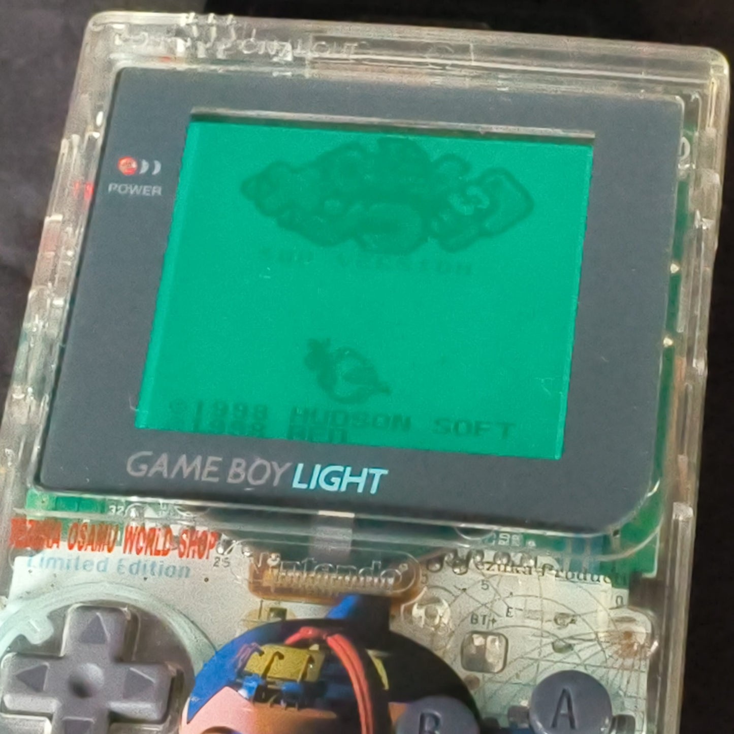 Nintendo Gameboy Light Limited ASTRO BOY Clear Edition console, Working, Japan