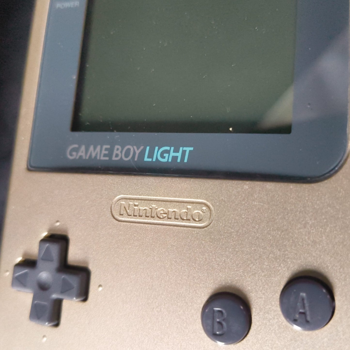 Nintendo Game boy Light Gold color console MGB-101,Manual, and box set, Japan