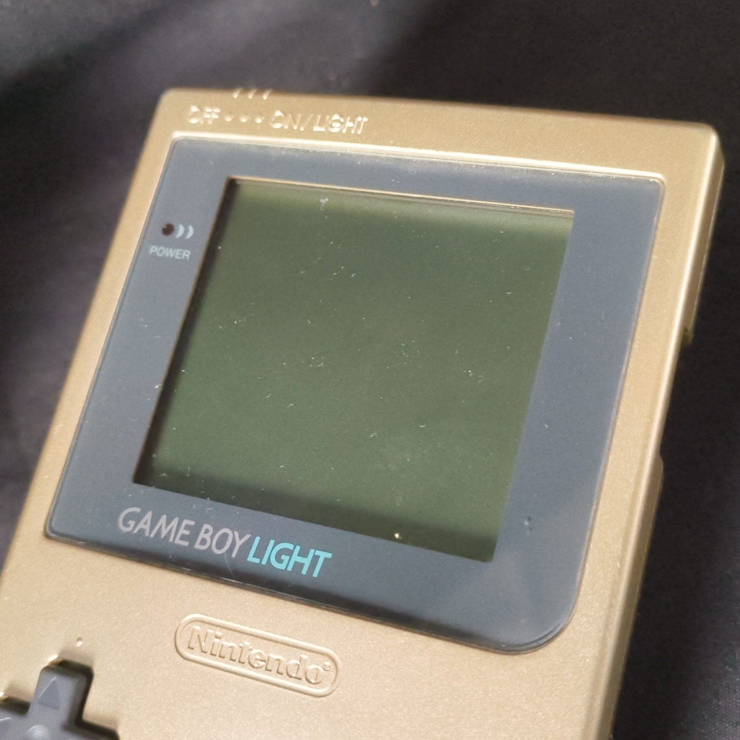 Nintendo Game boy Light Gold color console MGB-101,Manual, and box set, Japan