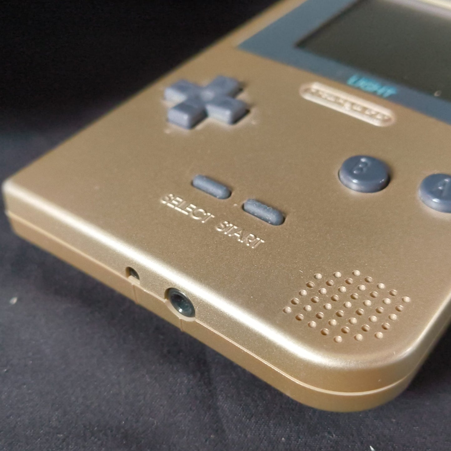 Nintendo Game boy Light Gold color console MGB-101,Manual, and box set, Japan