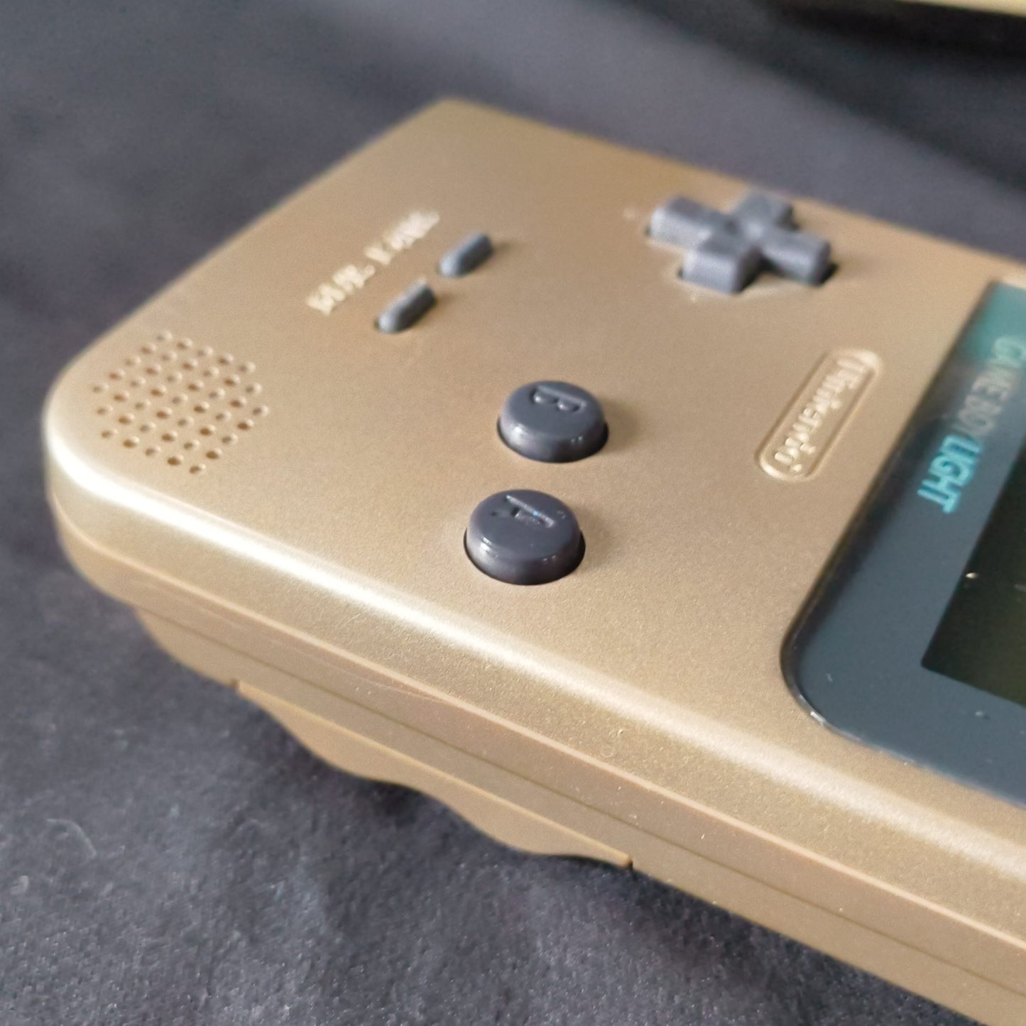 Nintendo Game boy Light Gold color console MGB-101,Manual, and box set, Japan