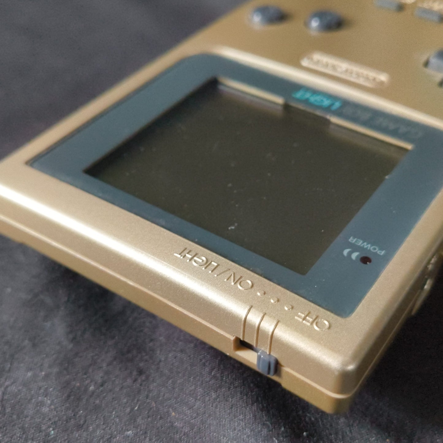 Nintendo Game boy Light Gold color console MGB-101,Manual, and box set, Japan