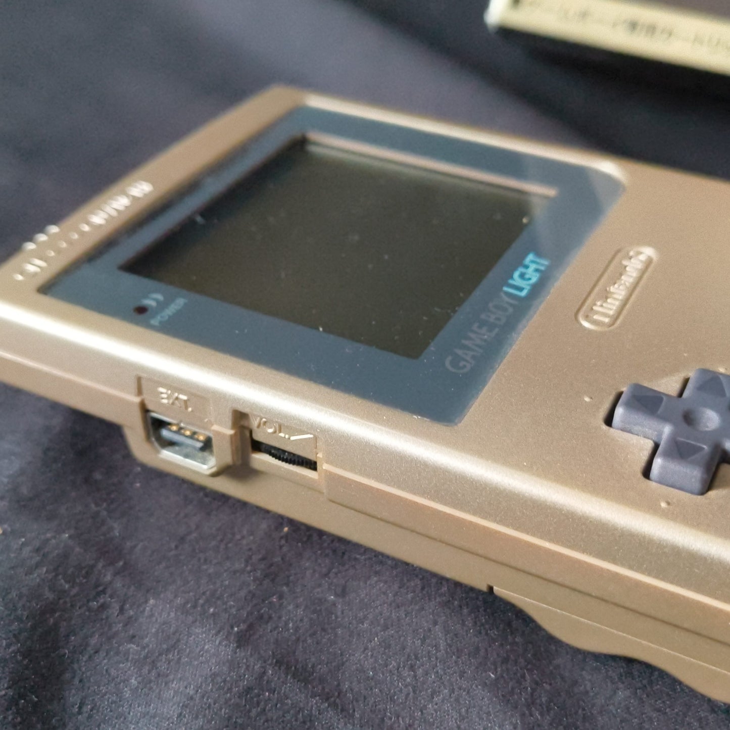 Nintendo Game boy Light Gold color console MGB-101,Manual, and box set, Japan