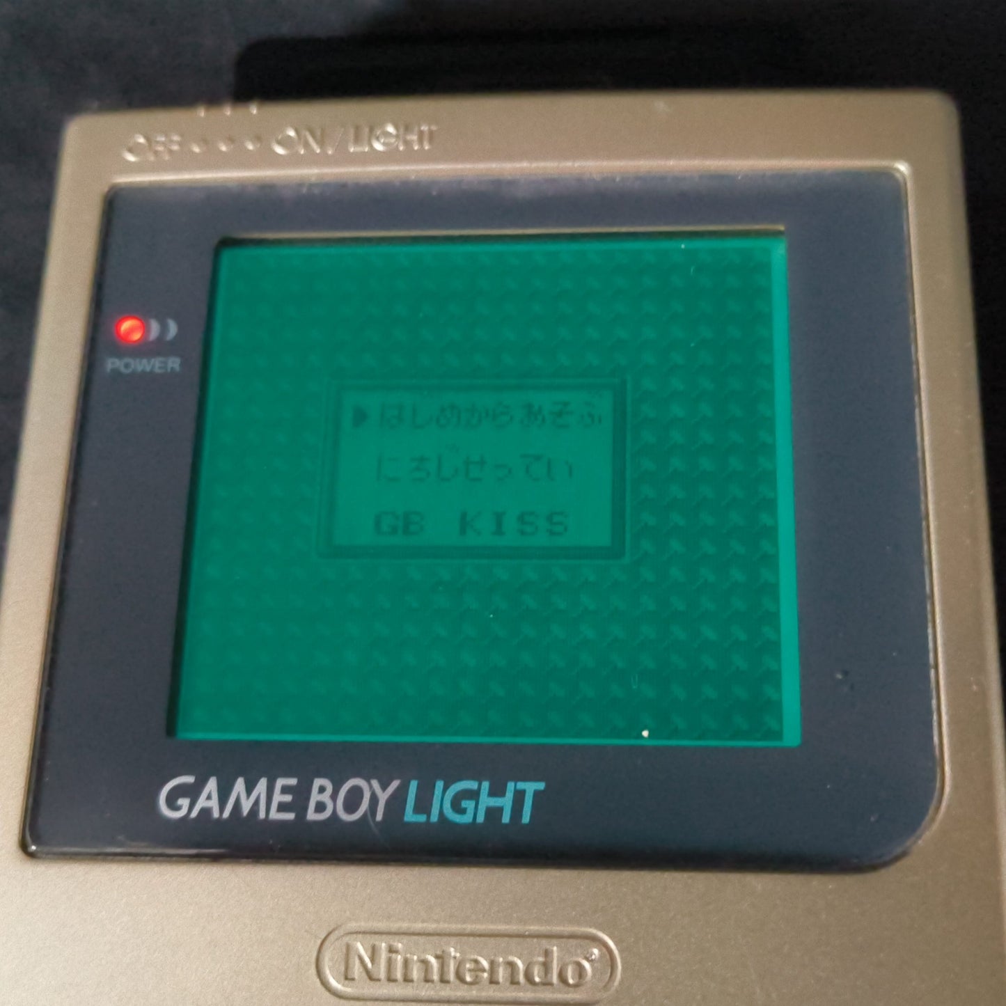 Nintendo Game boy Light Gold color console MGB-101,Manual, and box set, Japan