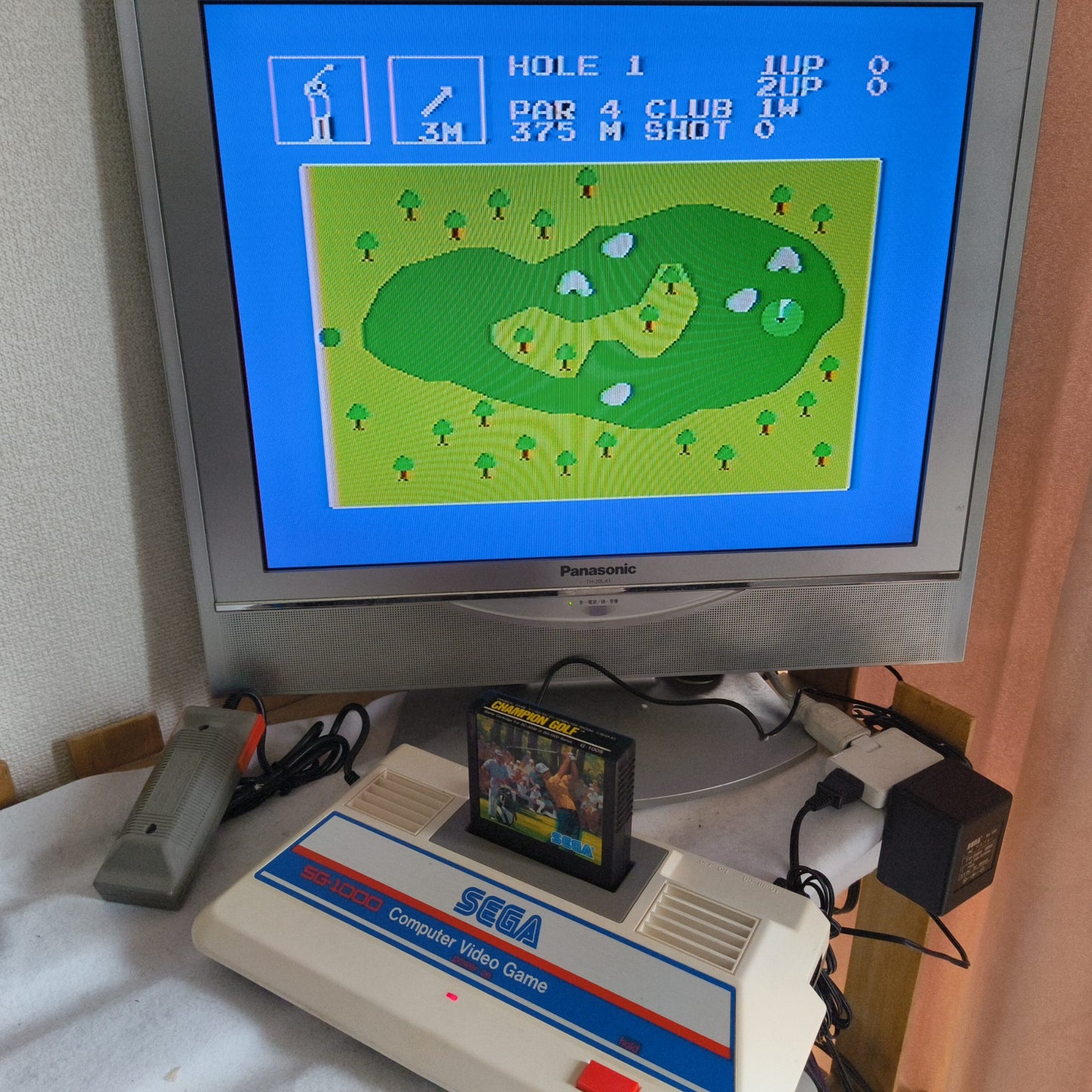 SEGA SG-1000 SG1000 CONSOLE system, PSU and Pad in the Box set Working, Japan