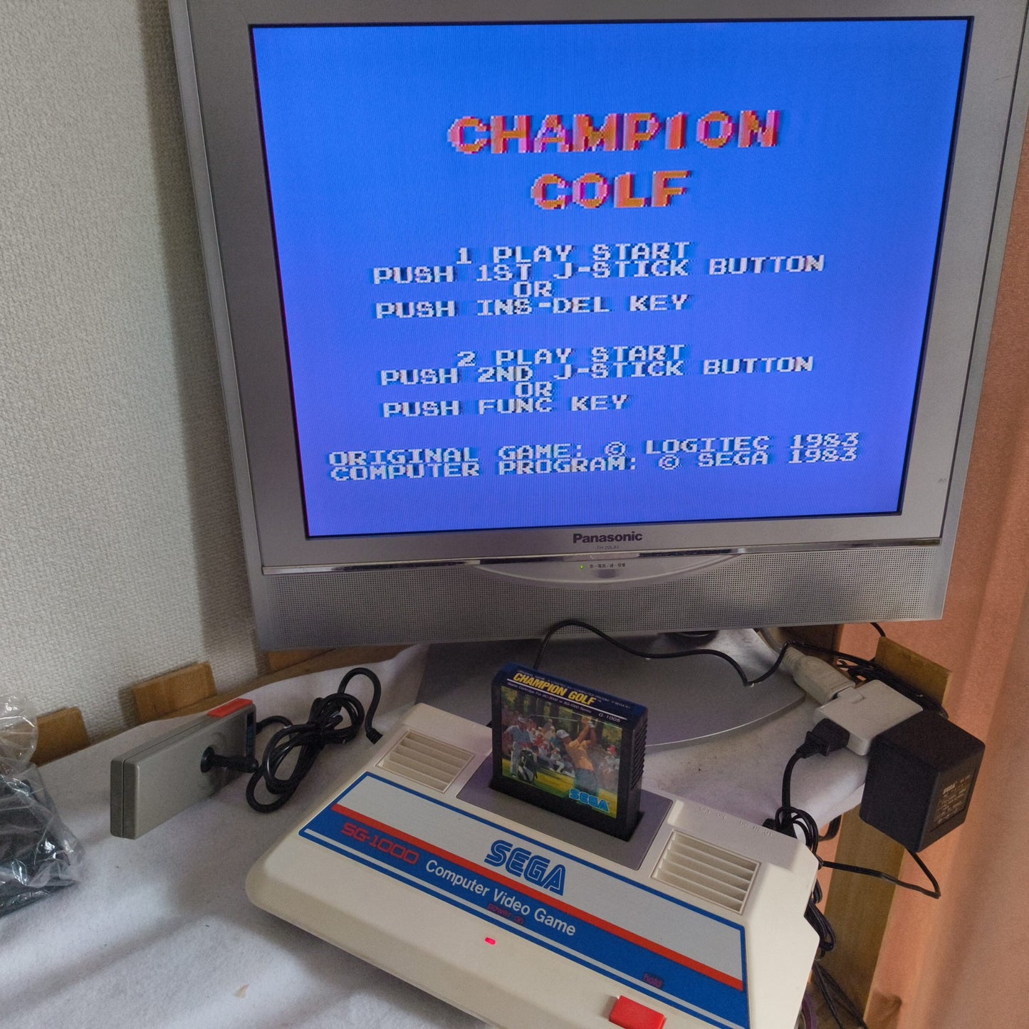 SEGA SG-1000 SG1000 CONSOLE system, PSU and Pad in the Box set Working, Japan