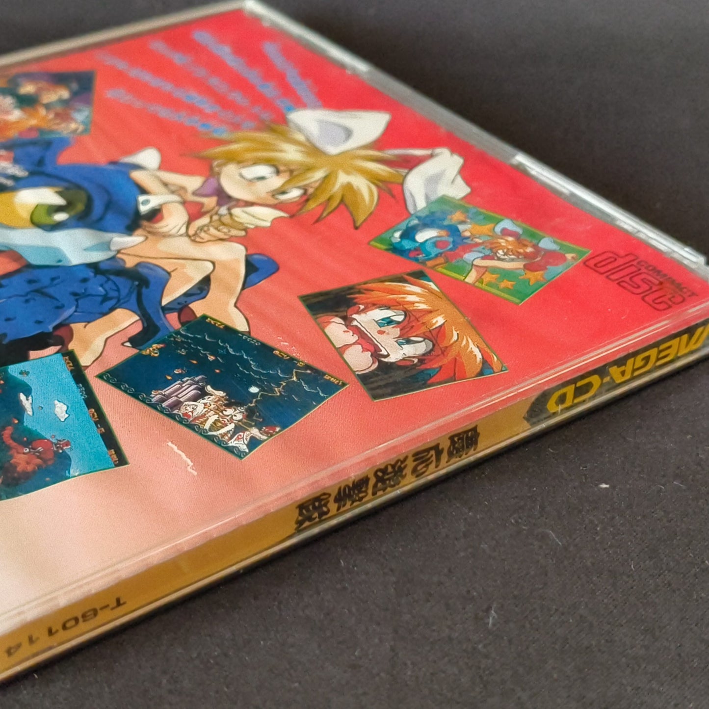 Keio Yugekitai (Keio Flying Squadron) SEGA MEGA CD Game w/Spine card, working
