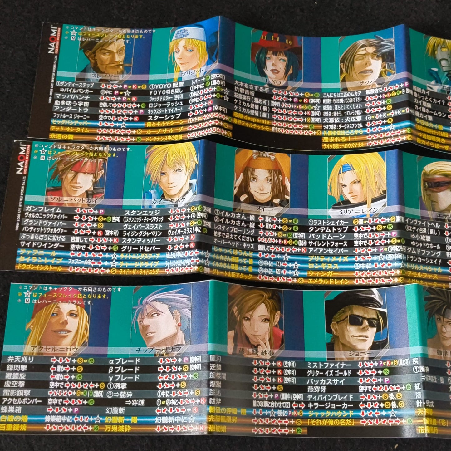 GUILTY GEAR XX ACORE NAOMI GD-ROM SYSTEM, Disk, KEY chip, Manual, Paper works