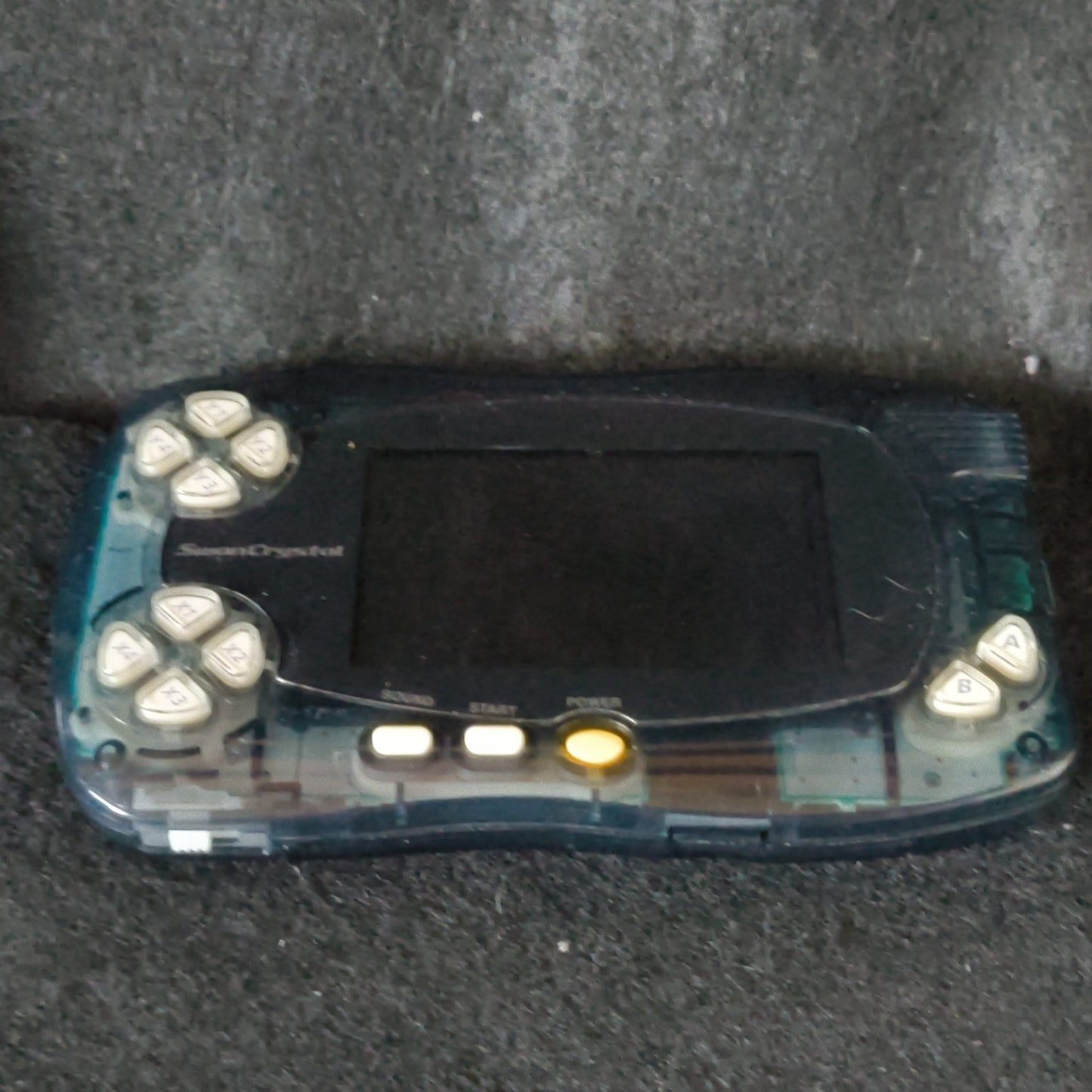 Bandai Wonder Swan Crystal Clear Black BANDAI Console, Manual, Box set, Japan