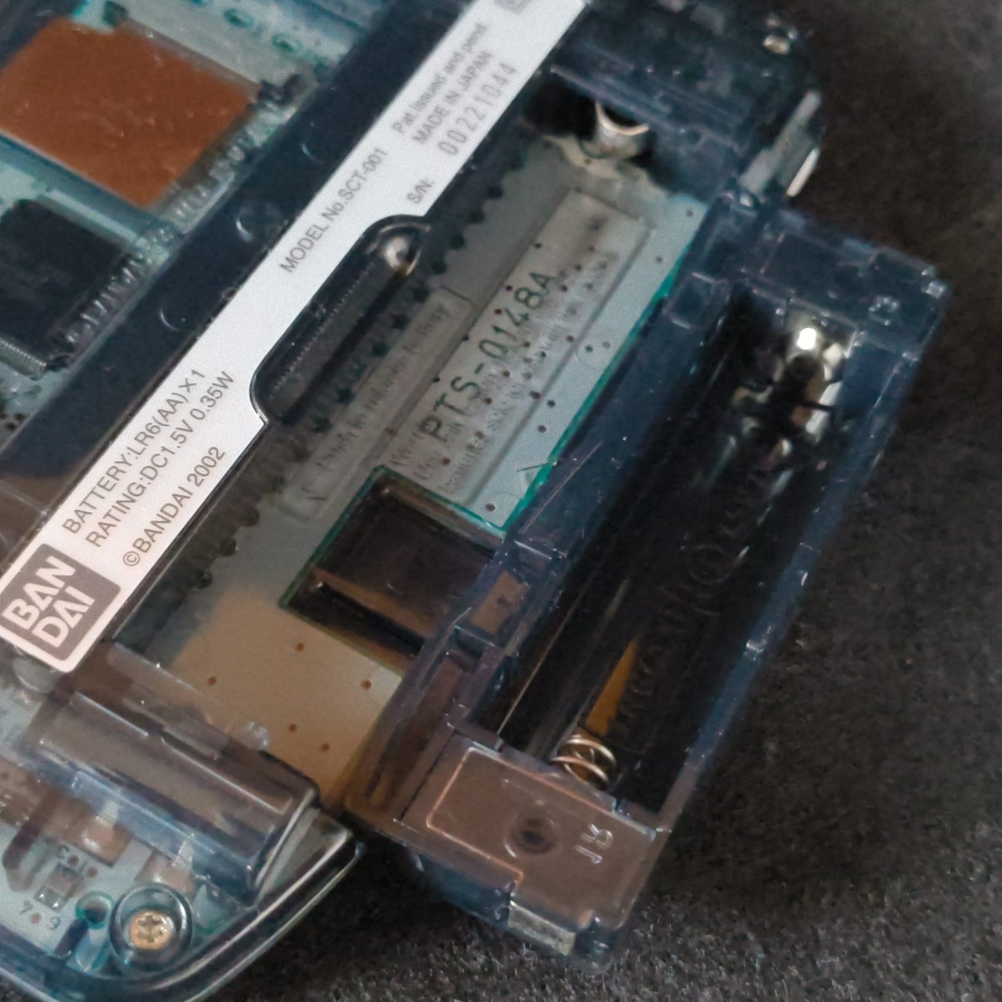 Bandai Wonder Swan Crystal Clear Black BANDAI Console, Manual, Box set, Japan